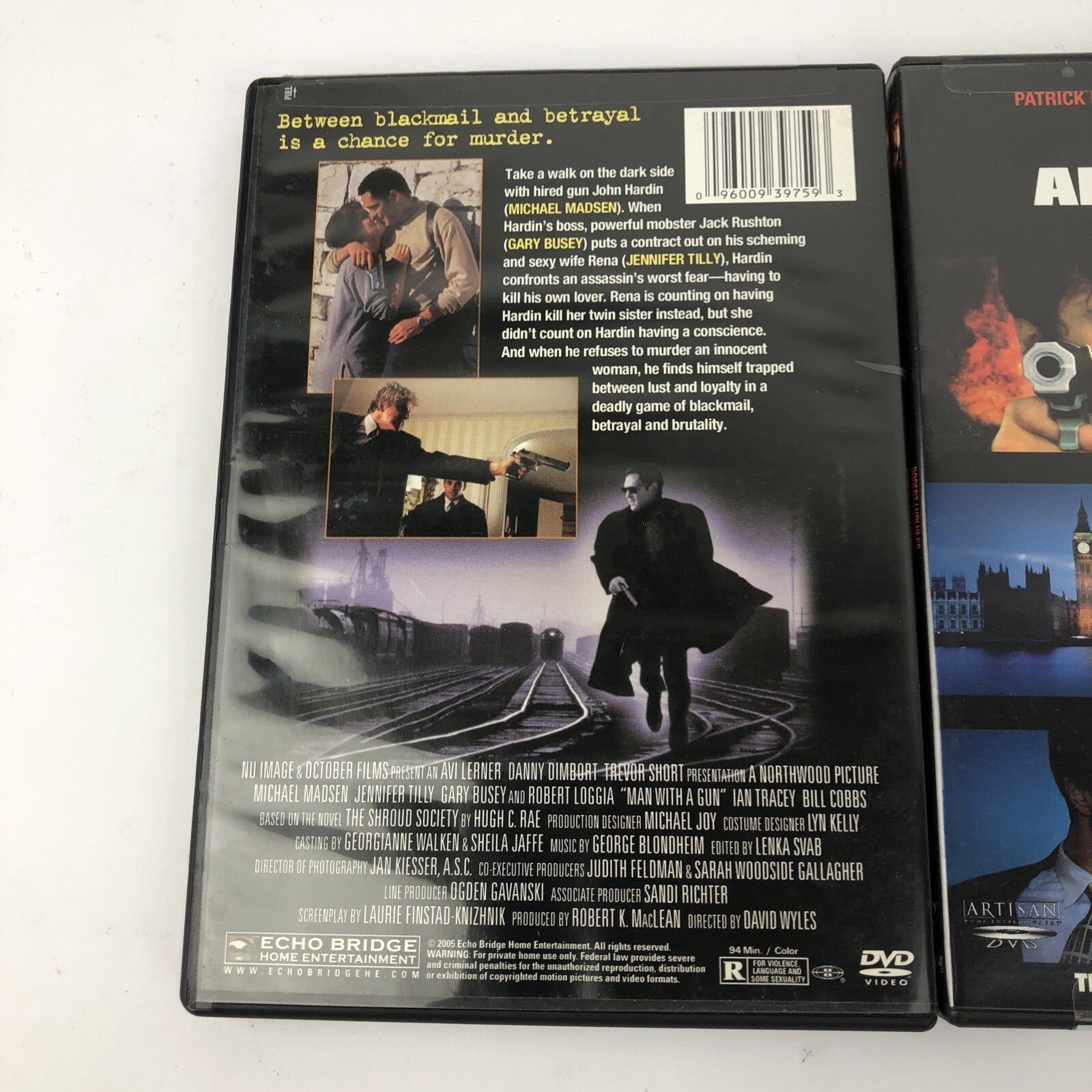 2 x DVD LOT - The Apocalypse Watch + Man With A Gun * Gary Busy John Shea * VGC