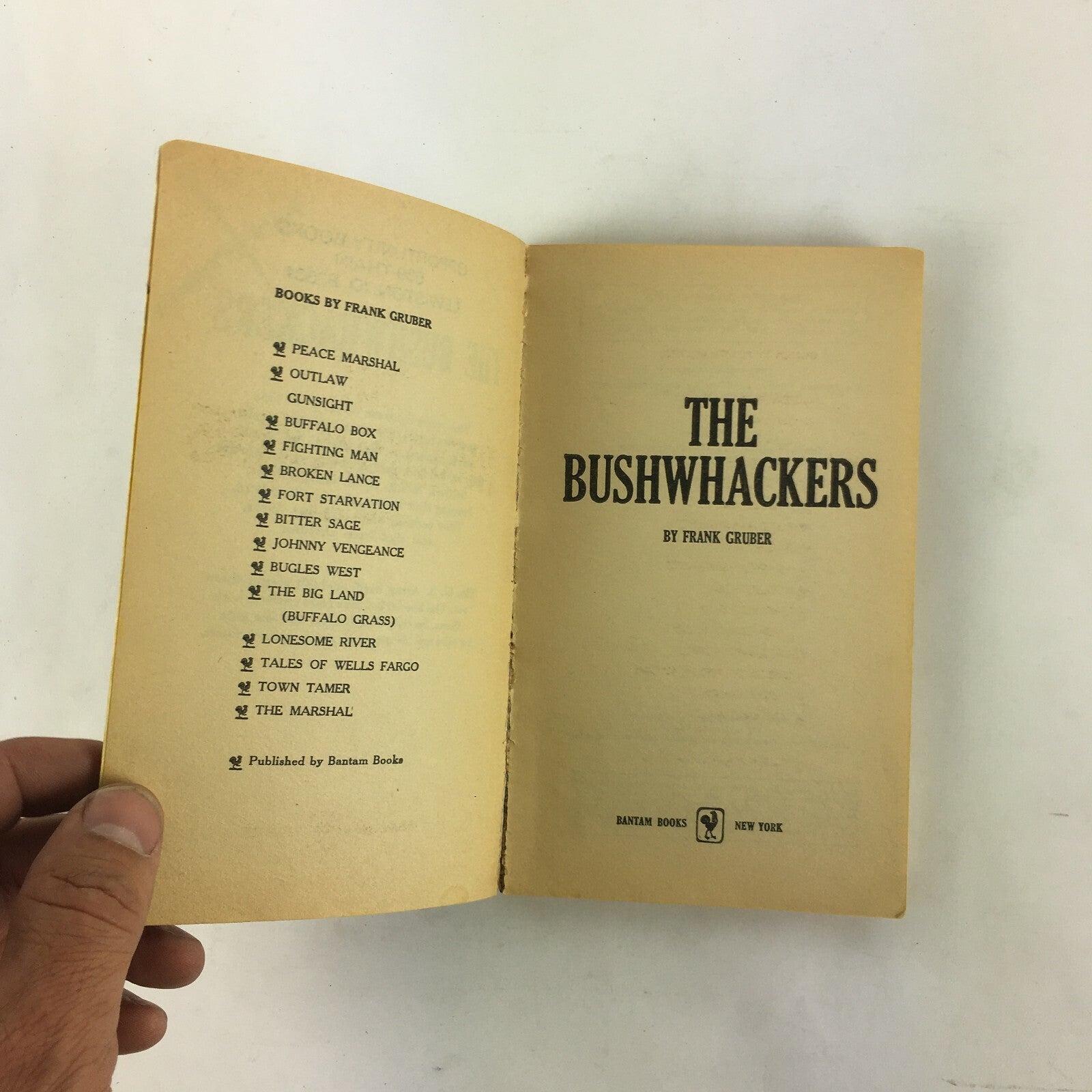 The Frank Gruber Bushwhackers They were the terror of the Border