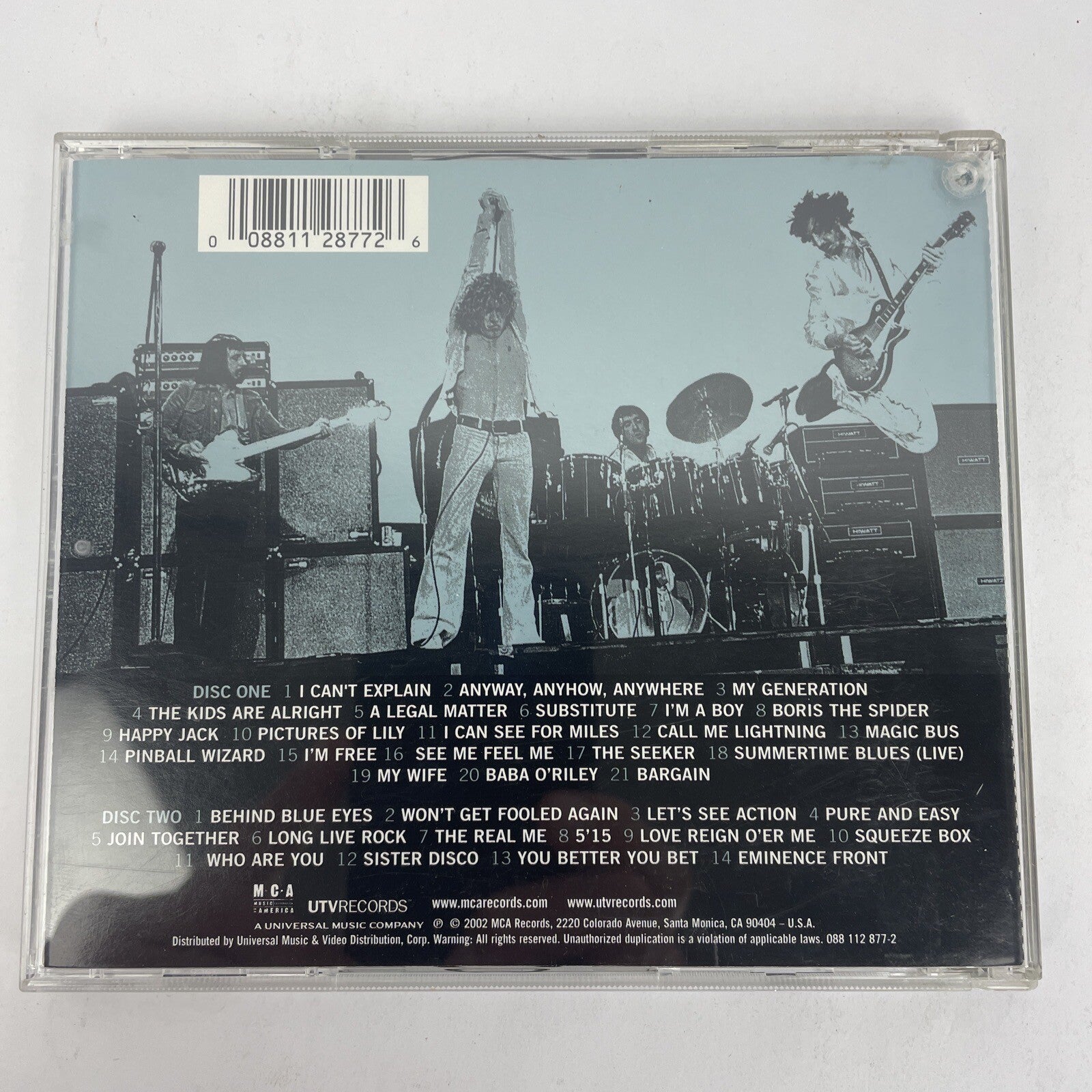 The Who - The Ultimate Collection (CD, 2002, 2 Discs, MCA Records) + Bonus DISC