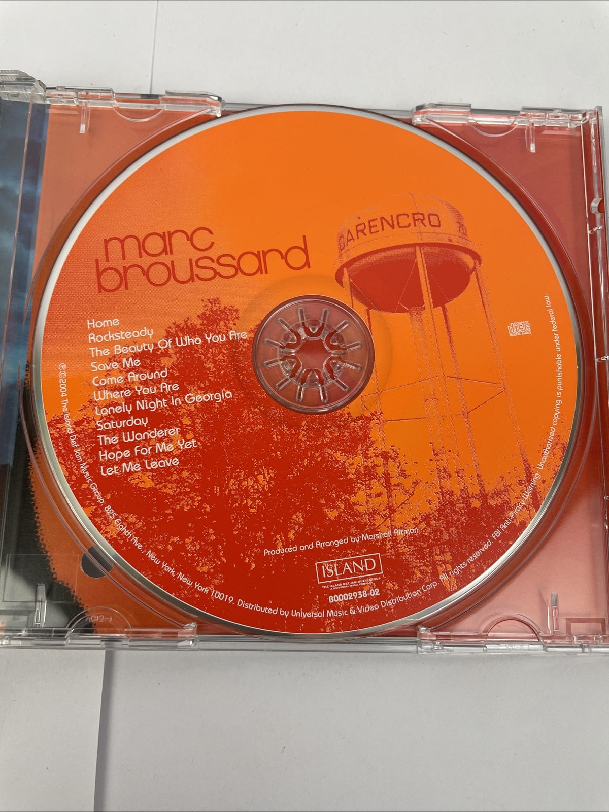 Lot of 2 x Marc Broussard Digital Audio CD - carencro - Authorized Bootleg BC