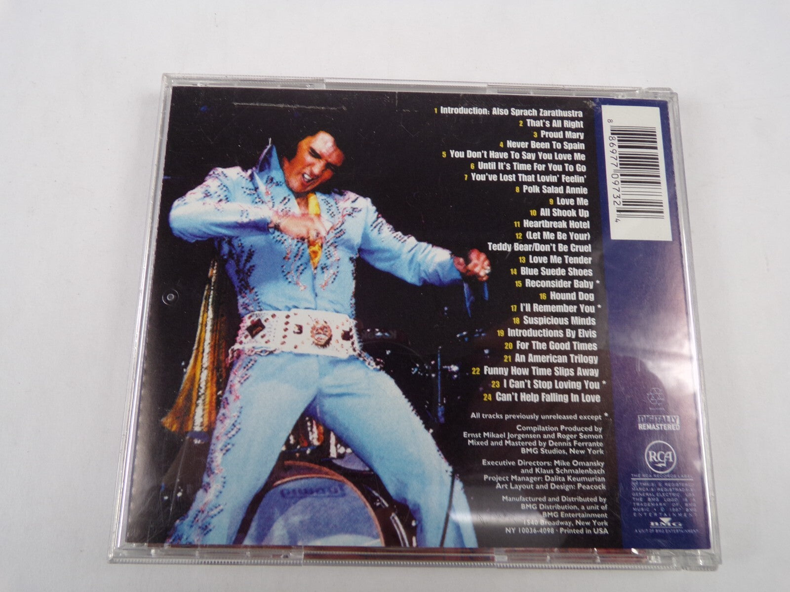Elvis An Afternoon In The Garden Introduction Also Sprach Zarathustra CD#58