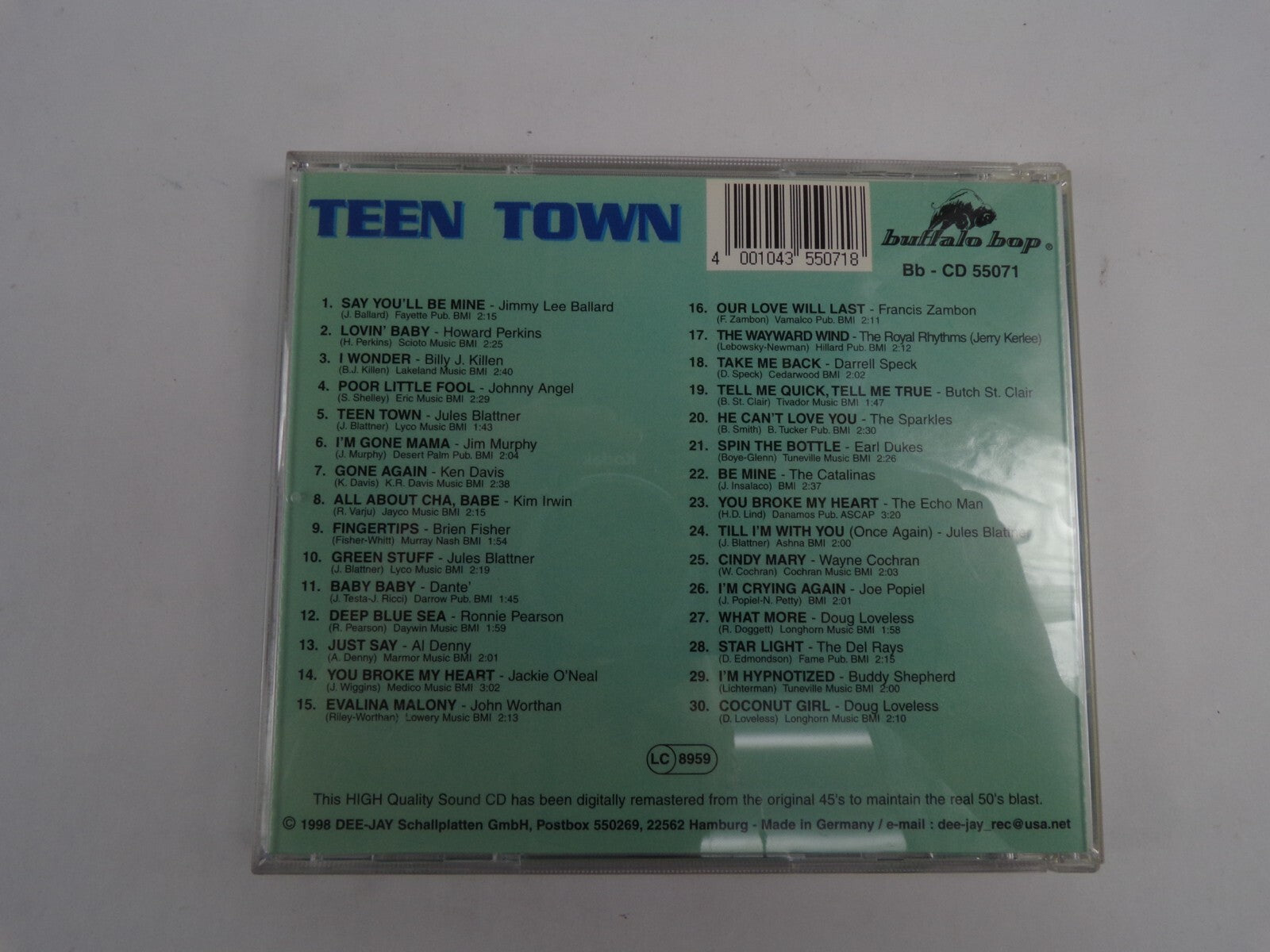 Teen Town Say You'll Be Mine I Wonder Green Stuff Just Say Baby Baby CD#41