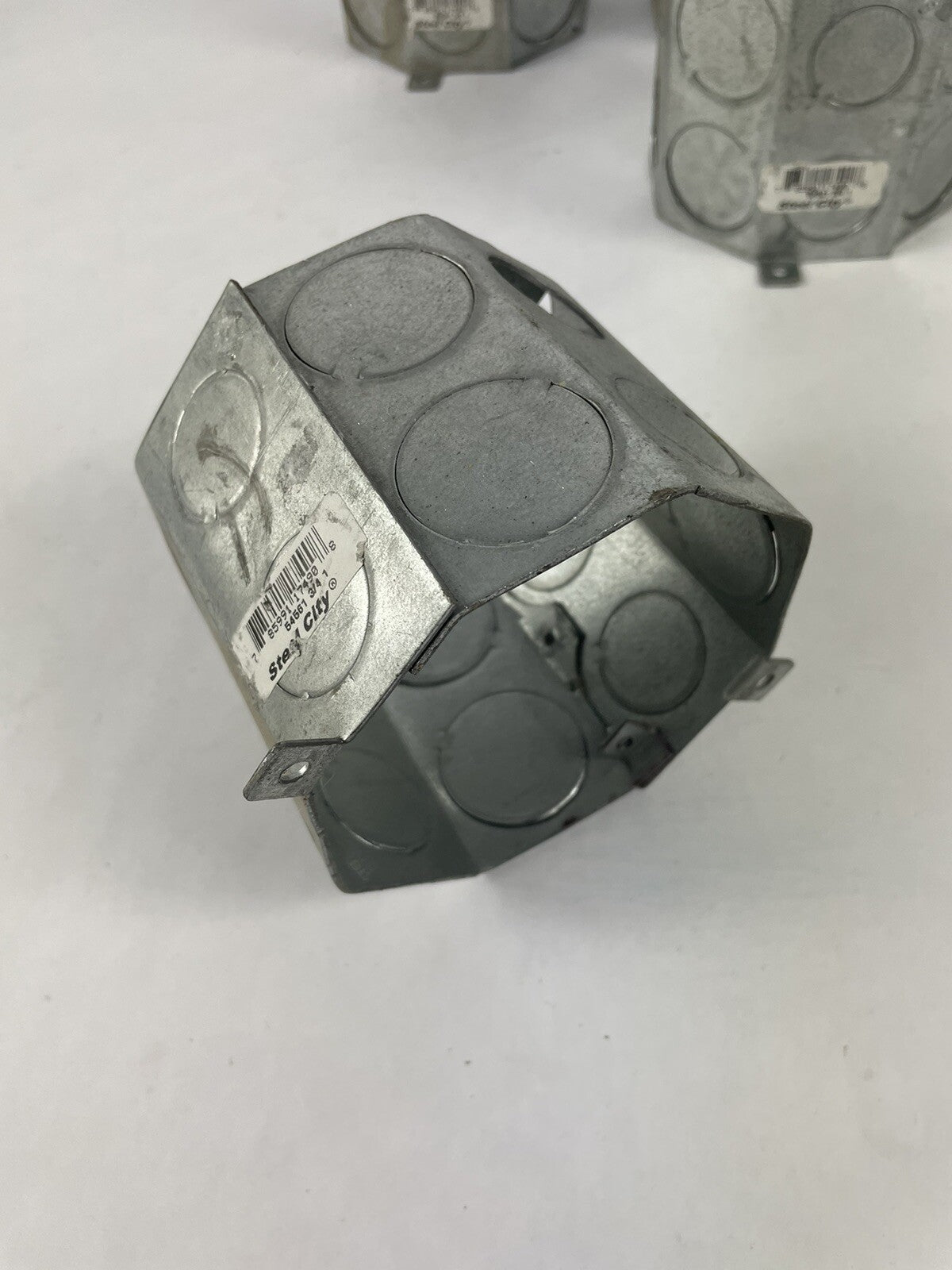 Steel City 54561 3/4 1 Concrete Outlet Masonry Box Steel 4 pack - Lot of 4