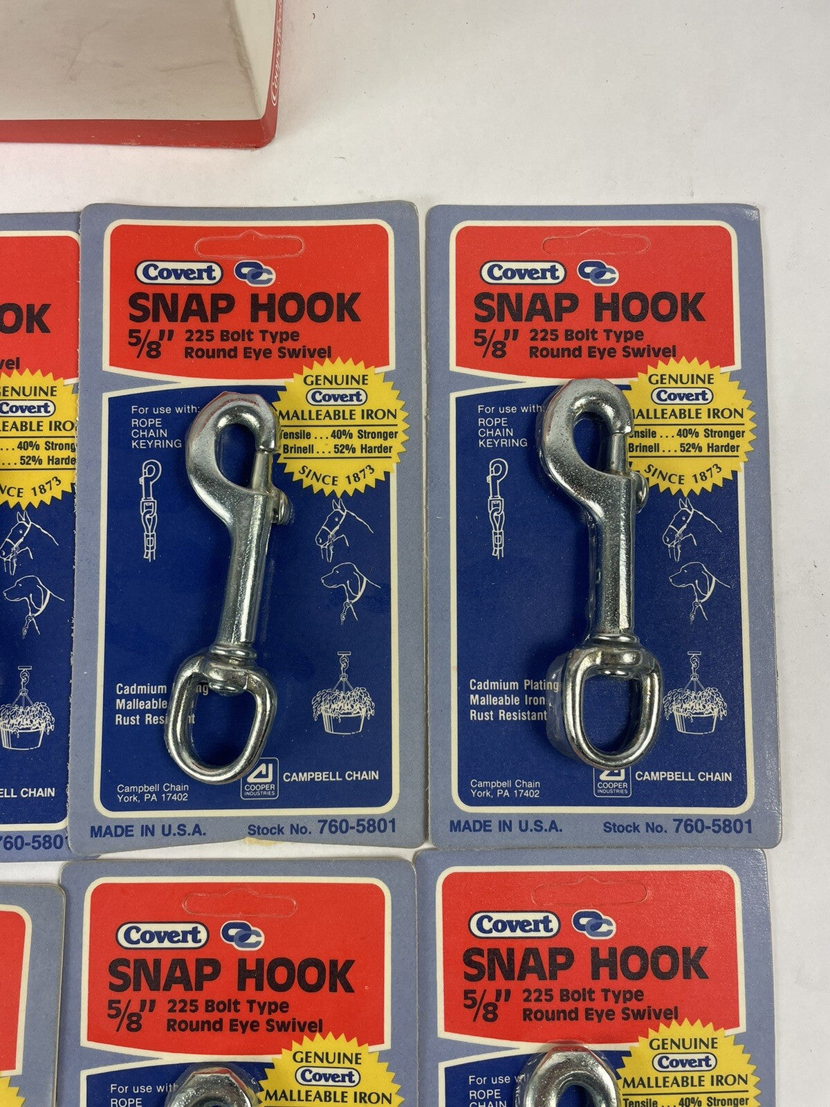 Campbell Bolt Swivel Round Eye 4 In. 7605801 Snap 225 Bolt type (Pack of 10)