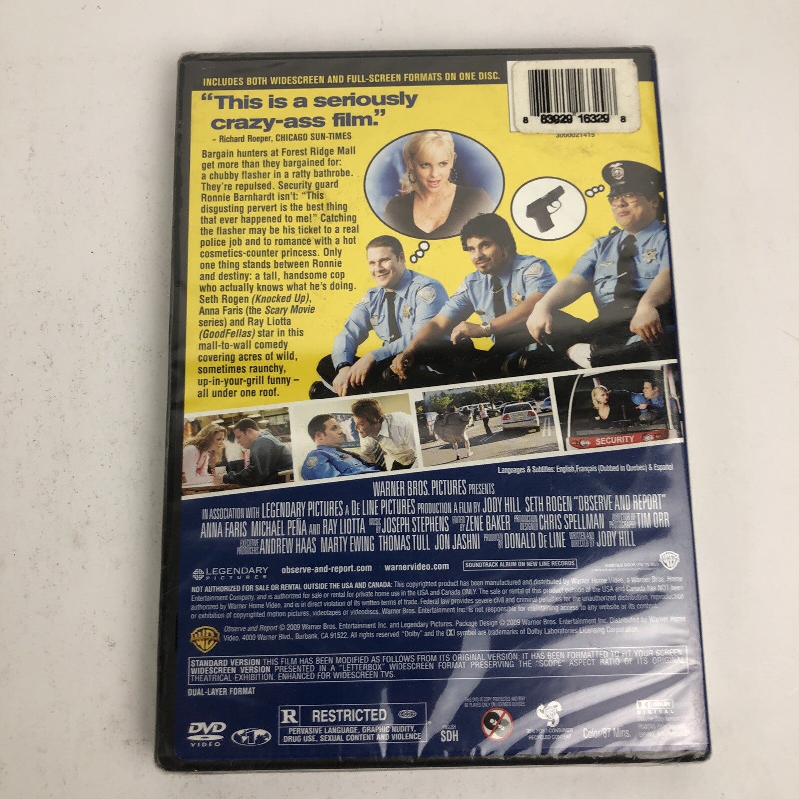 Observe and Report ( DVD Video, 2009 ) Seth Rogen New Sealed Rated 'R' Comedy