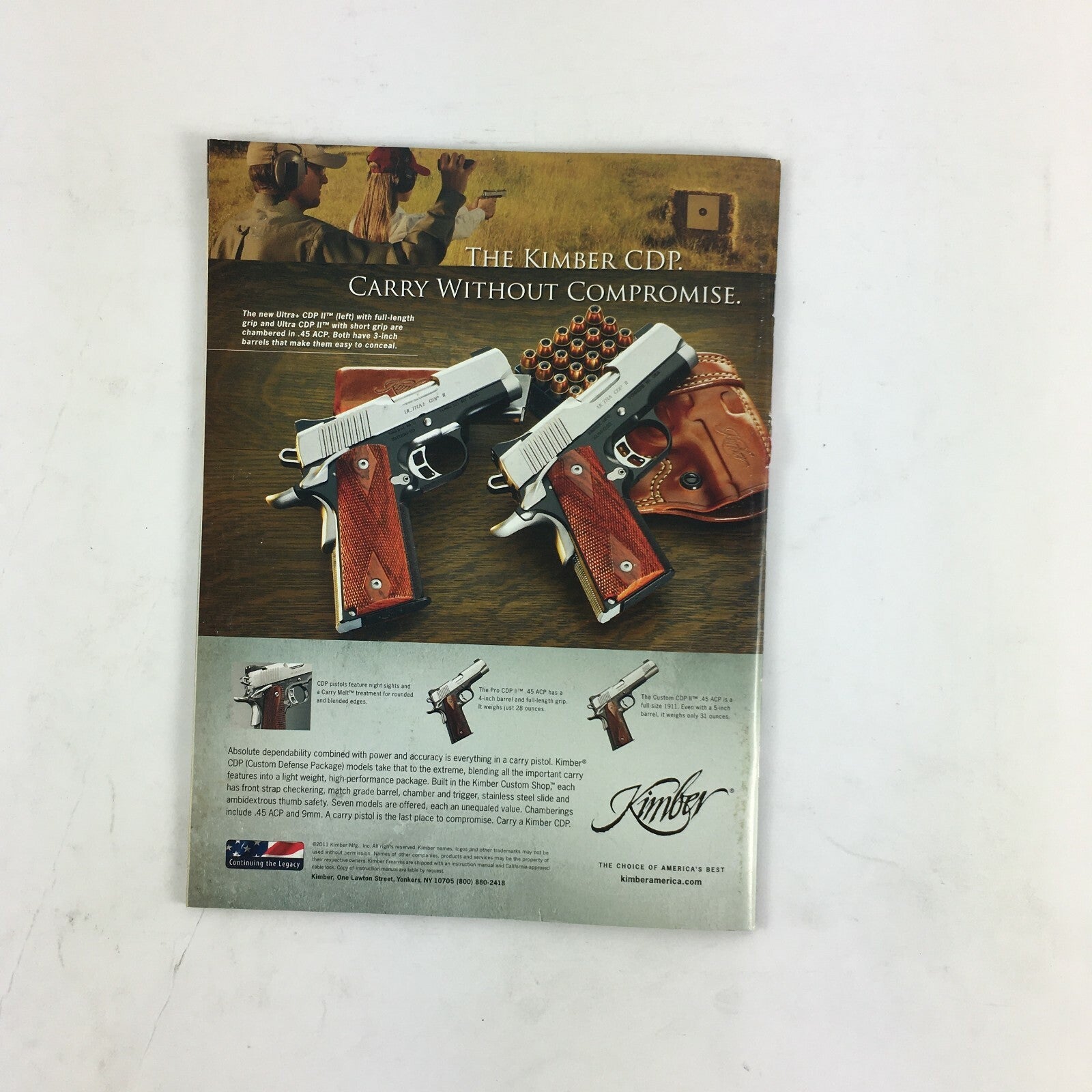 December 2011 Guns & Ammo Magazine Nighthawk HighFlying 1911.308MWS AR M1Carbine