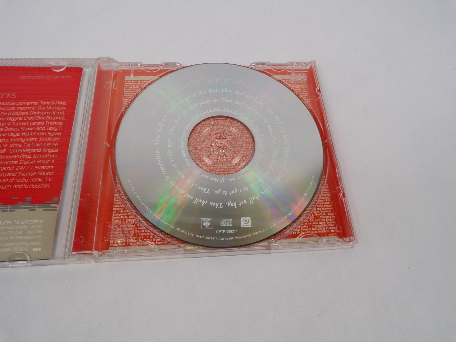 Destiny Child The Writing's On The Wall Intro So Cool Bills Bills Bills CD#63