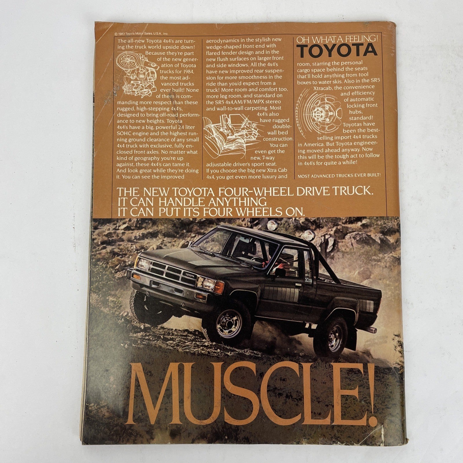 *Vintage 1984 Monster Jam Truck Bigfoot 4x4 Off Road Four Wheeler Magazine*