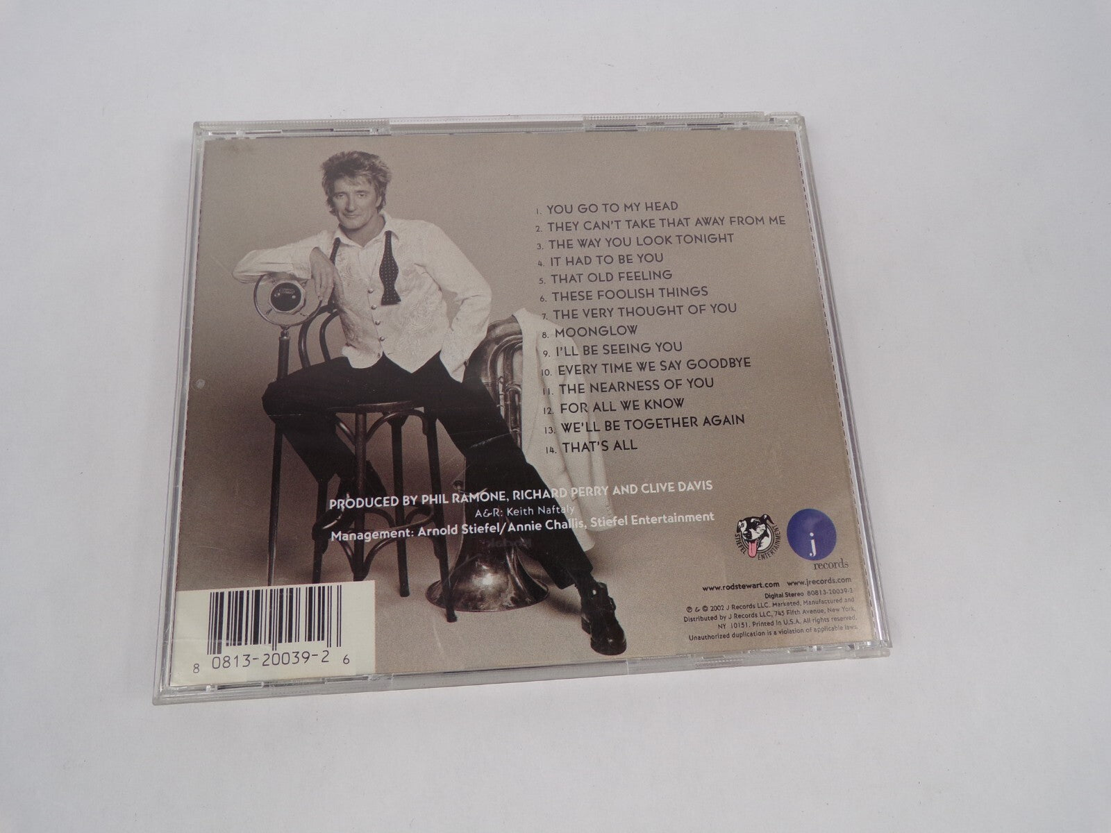 Rod Stewart You Go To My Head The Way You Look Tonight That Old Feeling CD#63