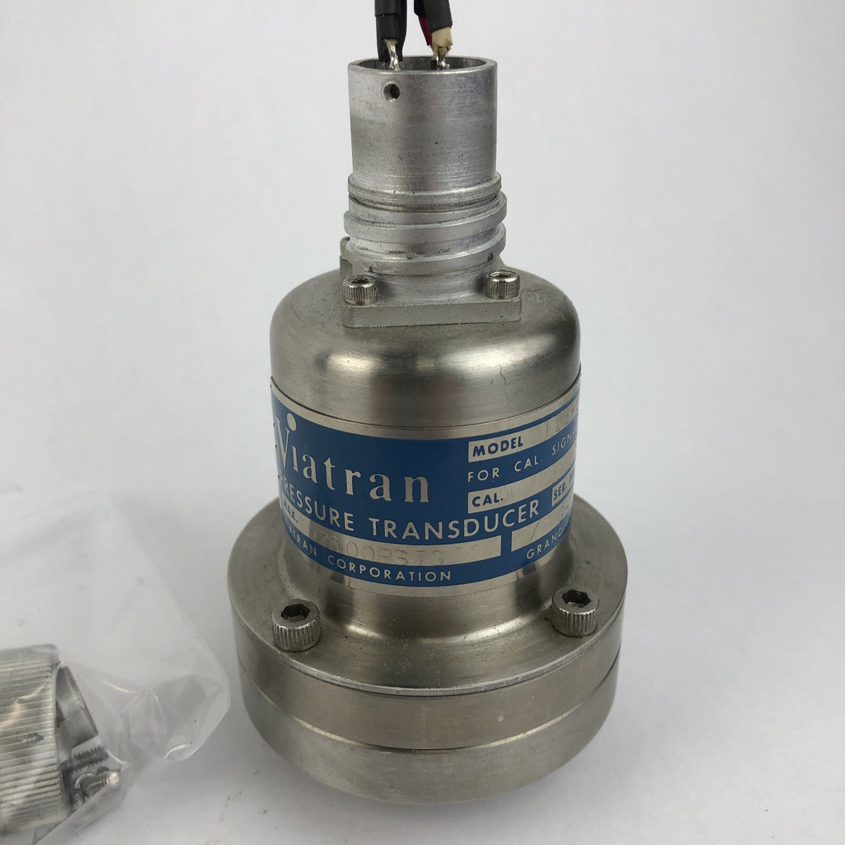Viatran Pressure Transducer Model 118-1108 15V Max 0-5000 PSIG