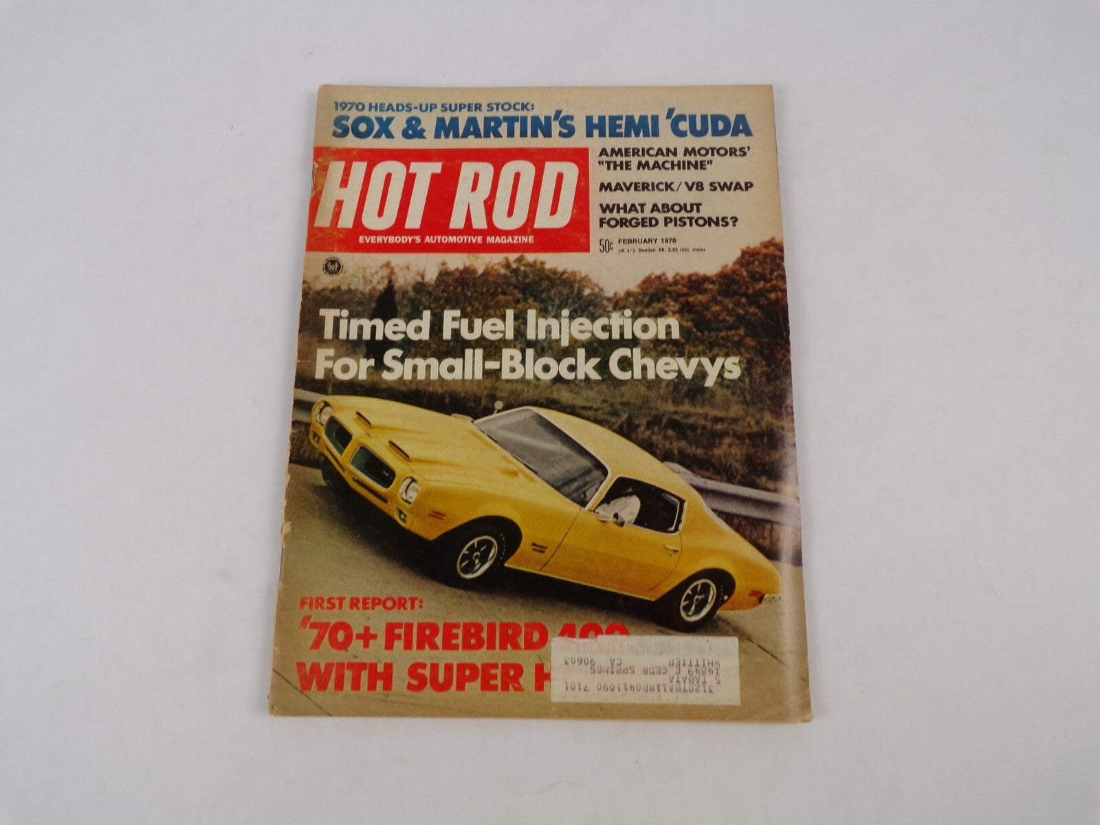 February 1970 Hot Rod Magazine Timed Fuel Injection For Small-Block Chevys Sox &