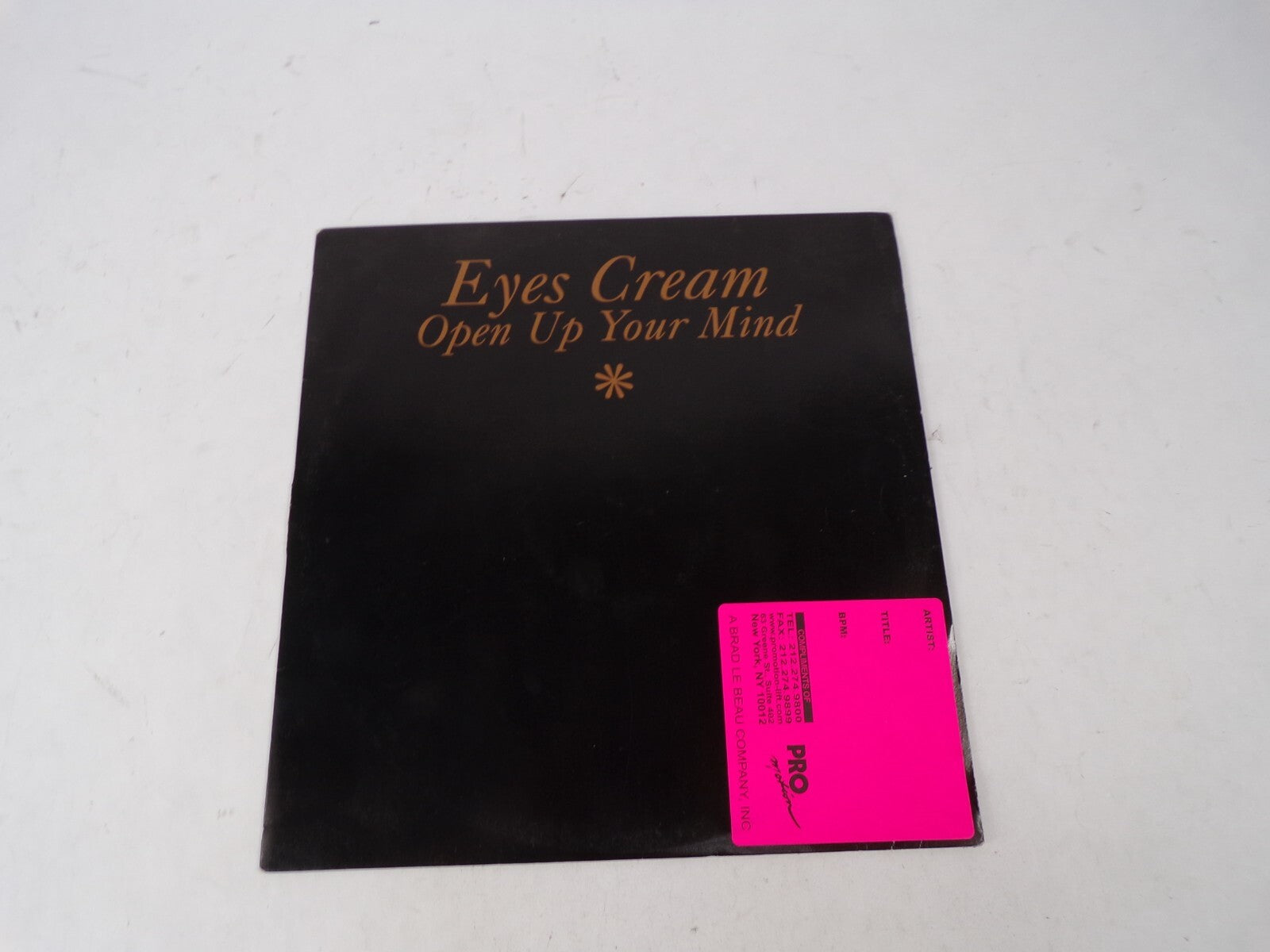 Eyes Cream Open Up Your Mind Roy Malone Parade Mix Alex Tribal Mix Vinyl Record