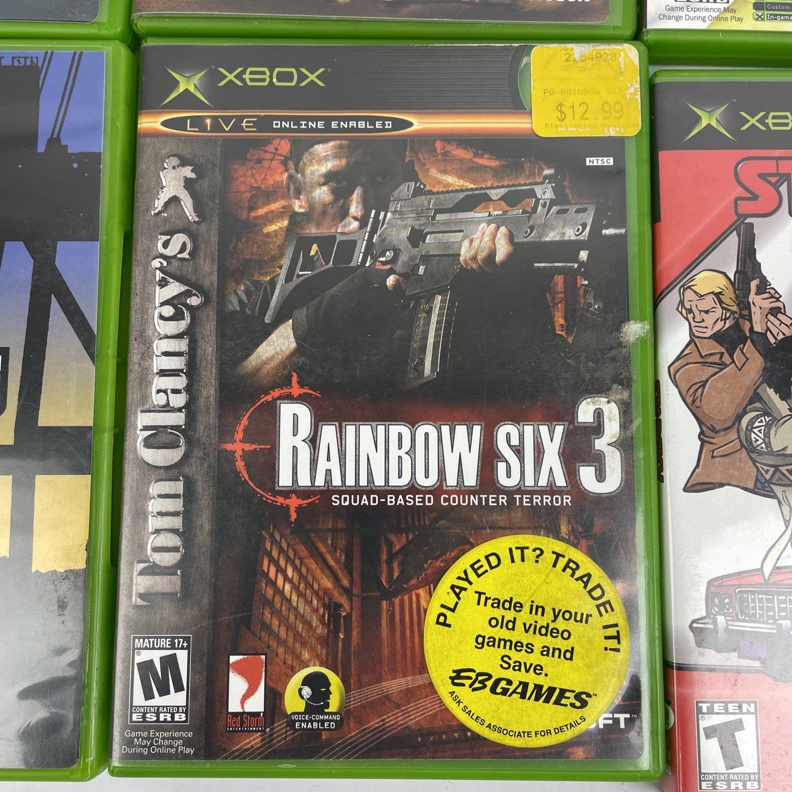 X Box One Games Lot (8) NBA NCAA Football FABLE GTA III Transworld Surf Starsky