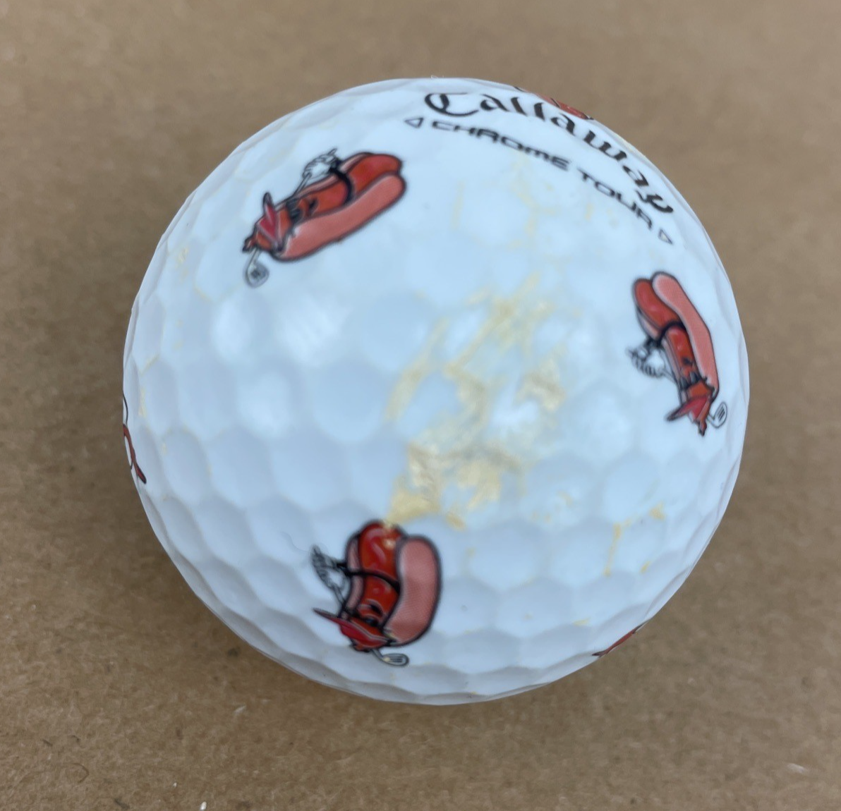 Lot of 14 x TRUVIS Callaway Chrome SERIES TURNBOX Golf Ball Hot Dog Burger Donut