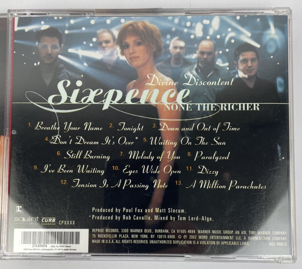 2 x SIXPENCE NONE THE RICHER CD - Devine Discontent + Fatherless and the Widow S