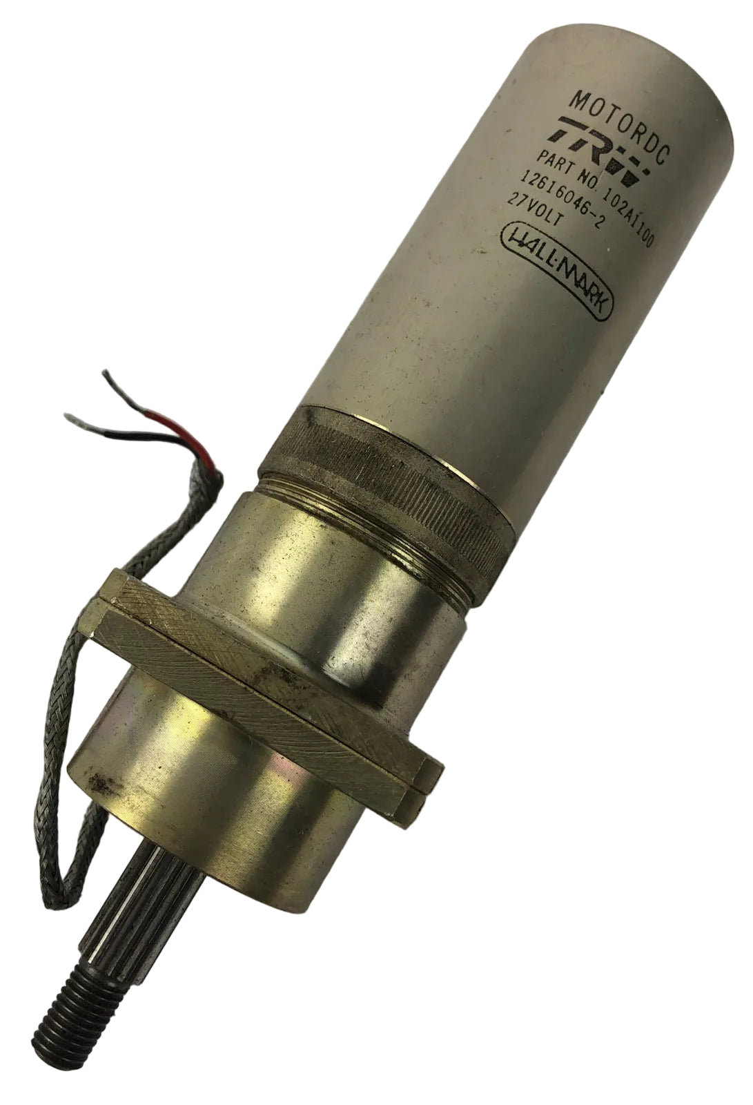 NOS MOTORDC TRW Part # 102A1100 27 Volt Hallmark DC Motor 8531S