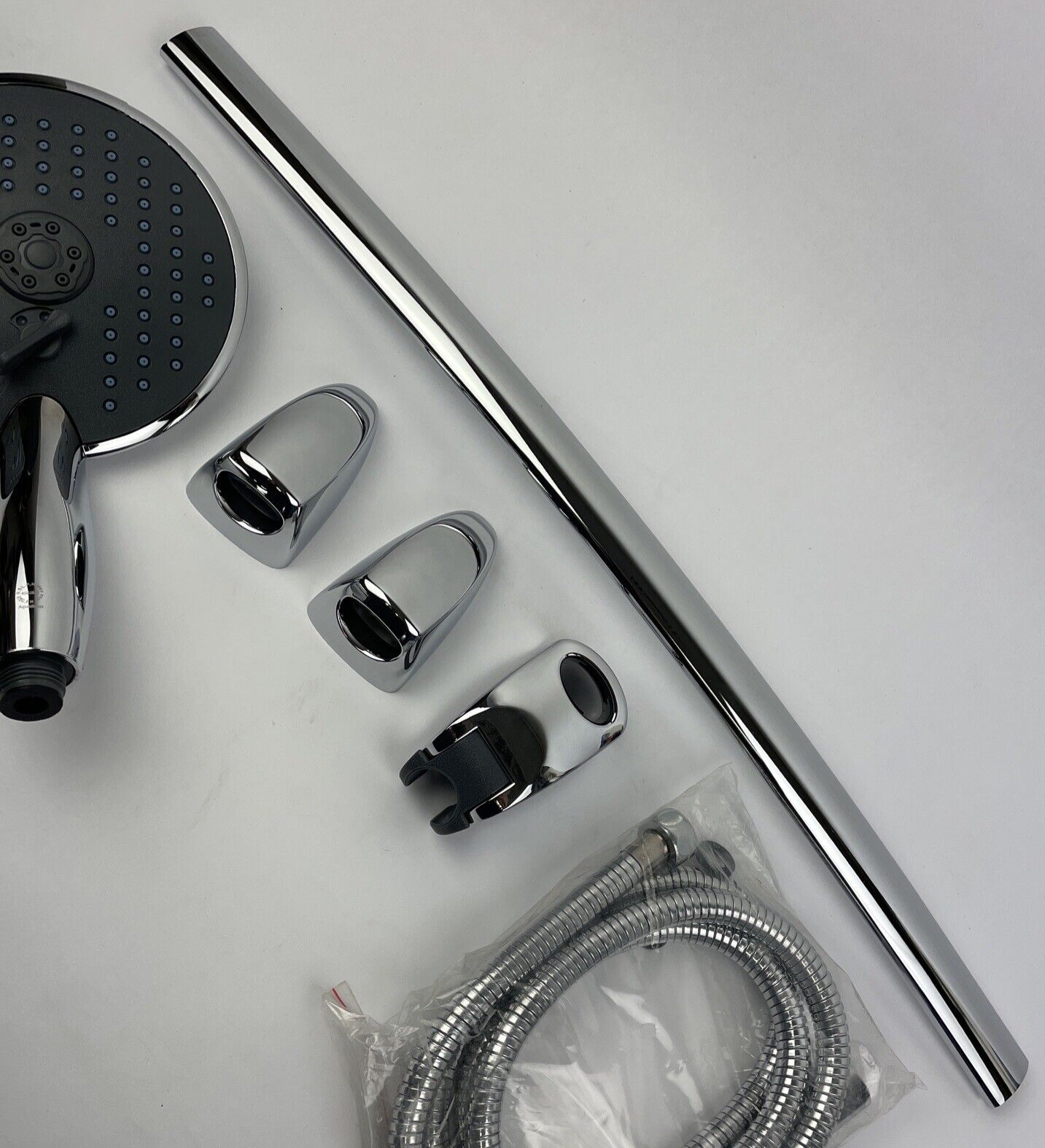AQUABRASS 20632 Wall Mounted Hand Held 3 function Shower Head Polished Chrome