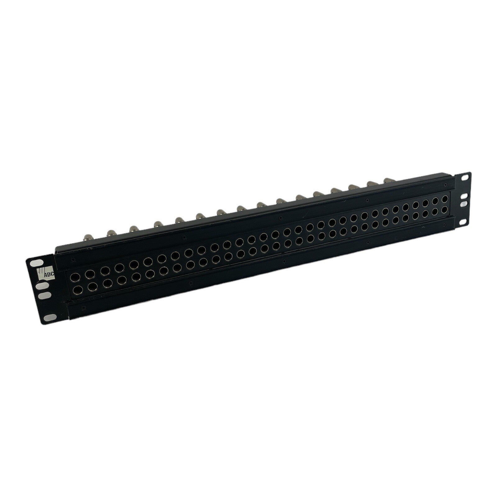 ADC PatchBay Panel 1RU 2x32 Mid-Size HD Normalled Video Jackfield Terminated