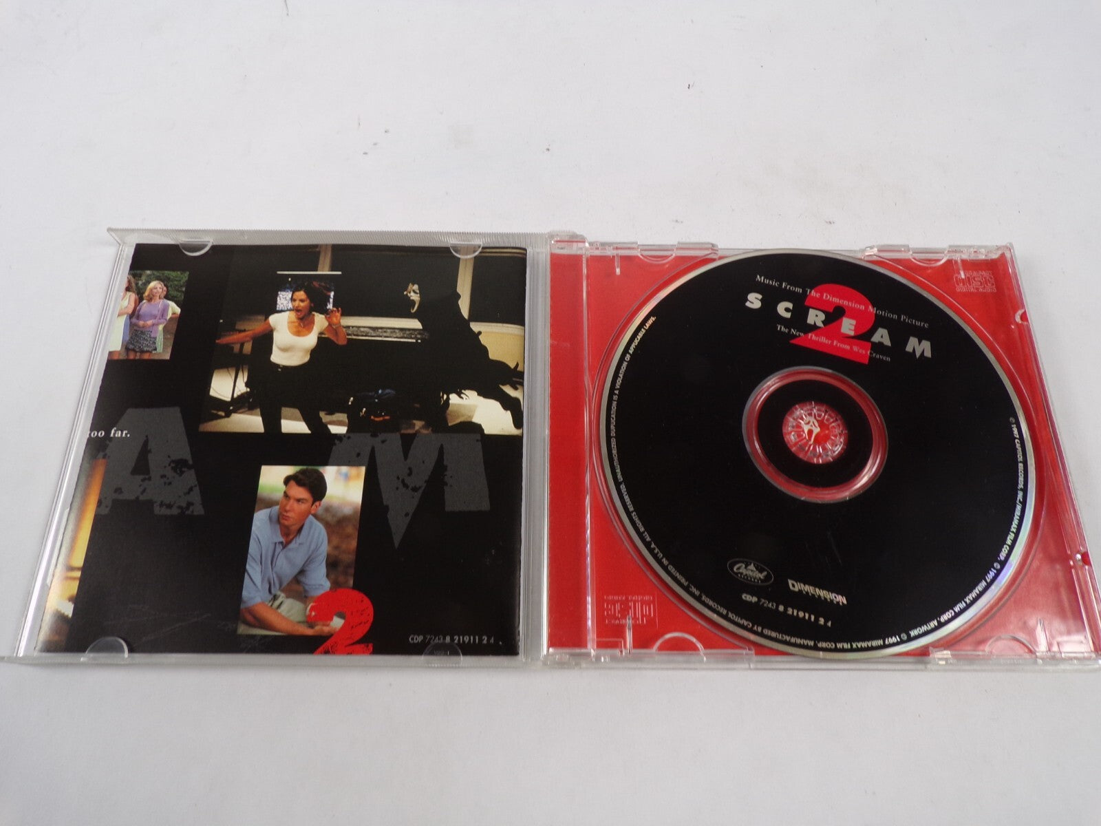 Music From The Dimension Motion Picture 2 Scream The New Thriller Fromm CD #43