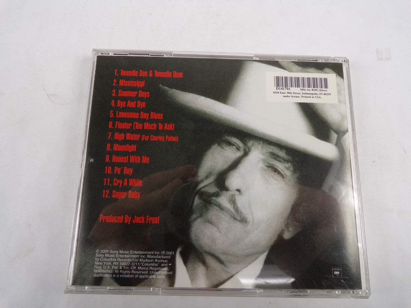 Bob Dylan Love And Theft Tweedle Dee Tweedle Dum Mississippi Summer Days CD#57