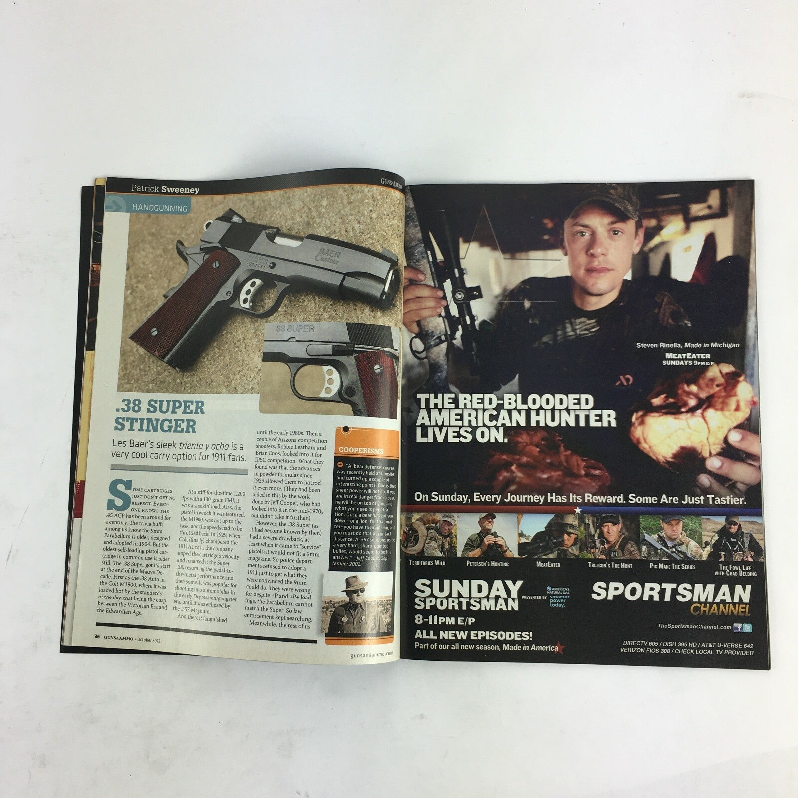 October 2012 Guns & Ammo Magazine Colt's AR Convertible Tactical Run & Gun .308