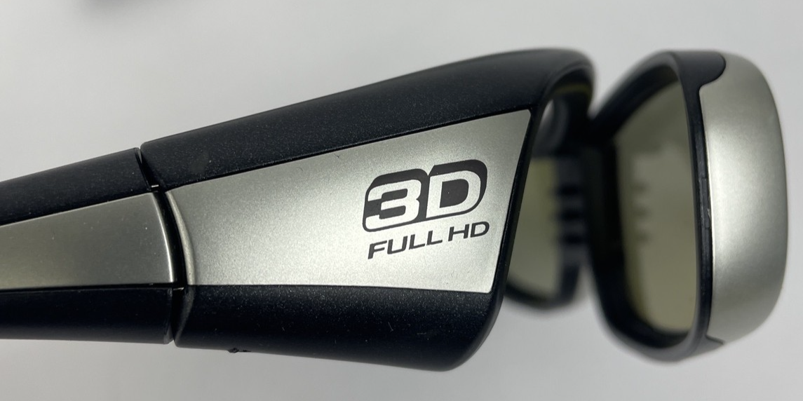 Lot of 2 Pairs Panasonic TY-EW3D10 3D Full HD Glasses