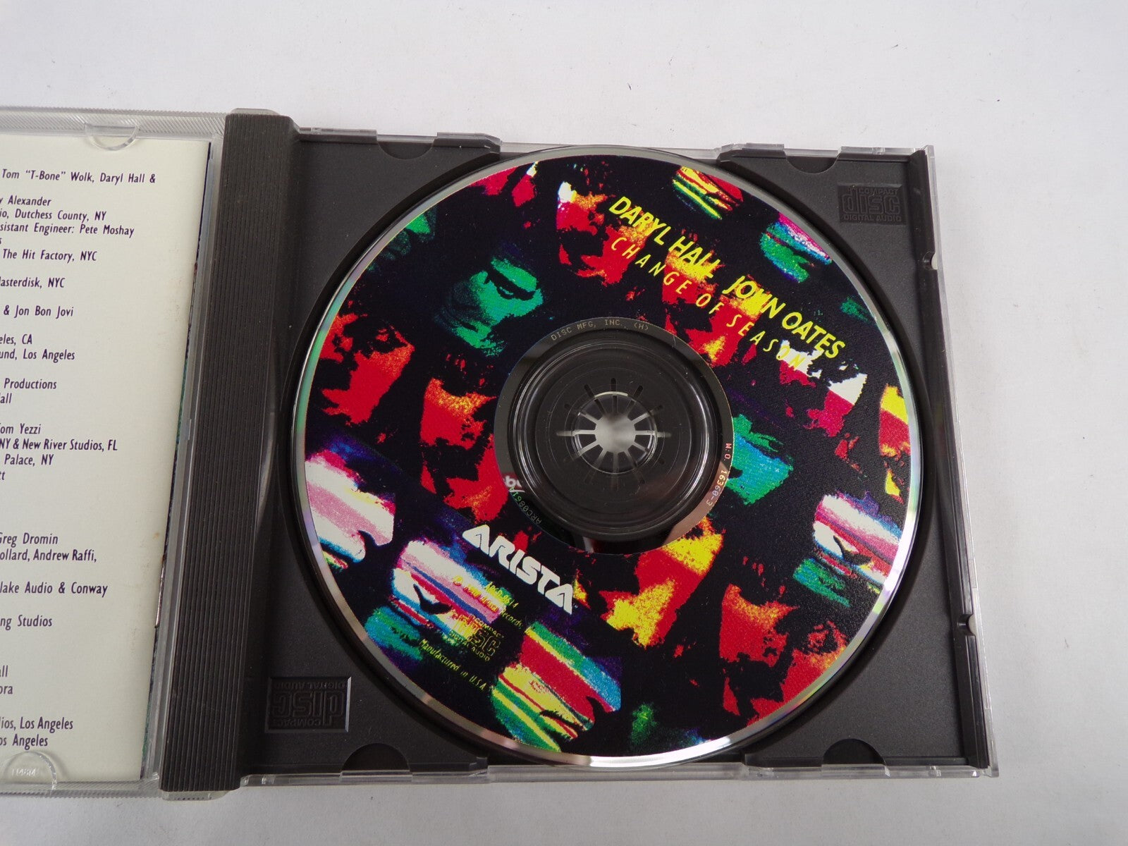 Dary Hall John Oates Change Of Season So Close Change OF Season CD#59