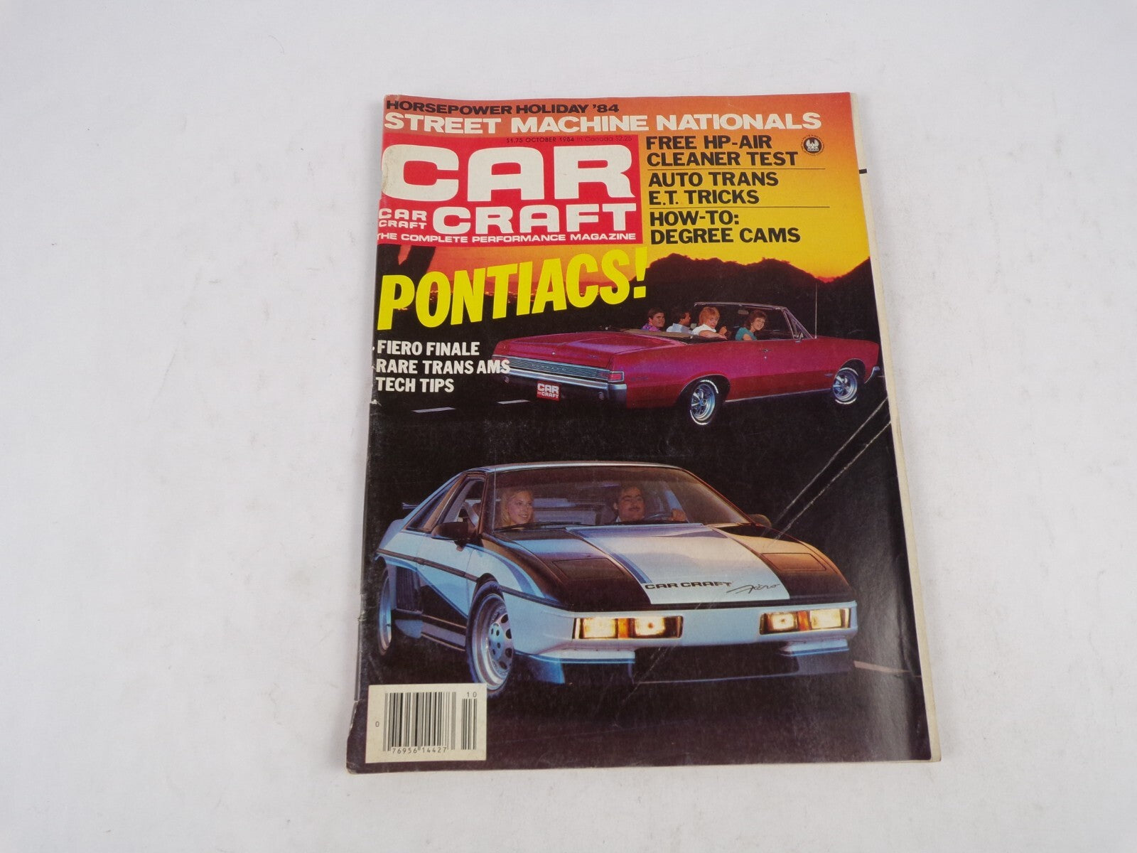 October 1984 Car Craft Pontiacs! Street Machine Nationals Fiero Finale Rare Tran