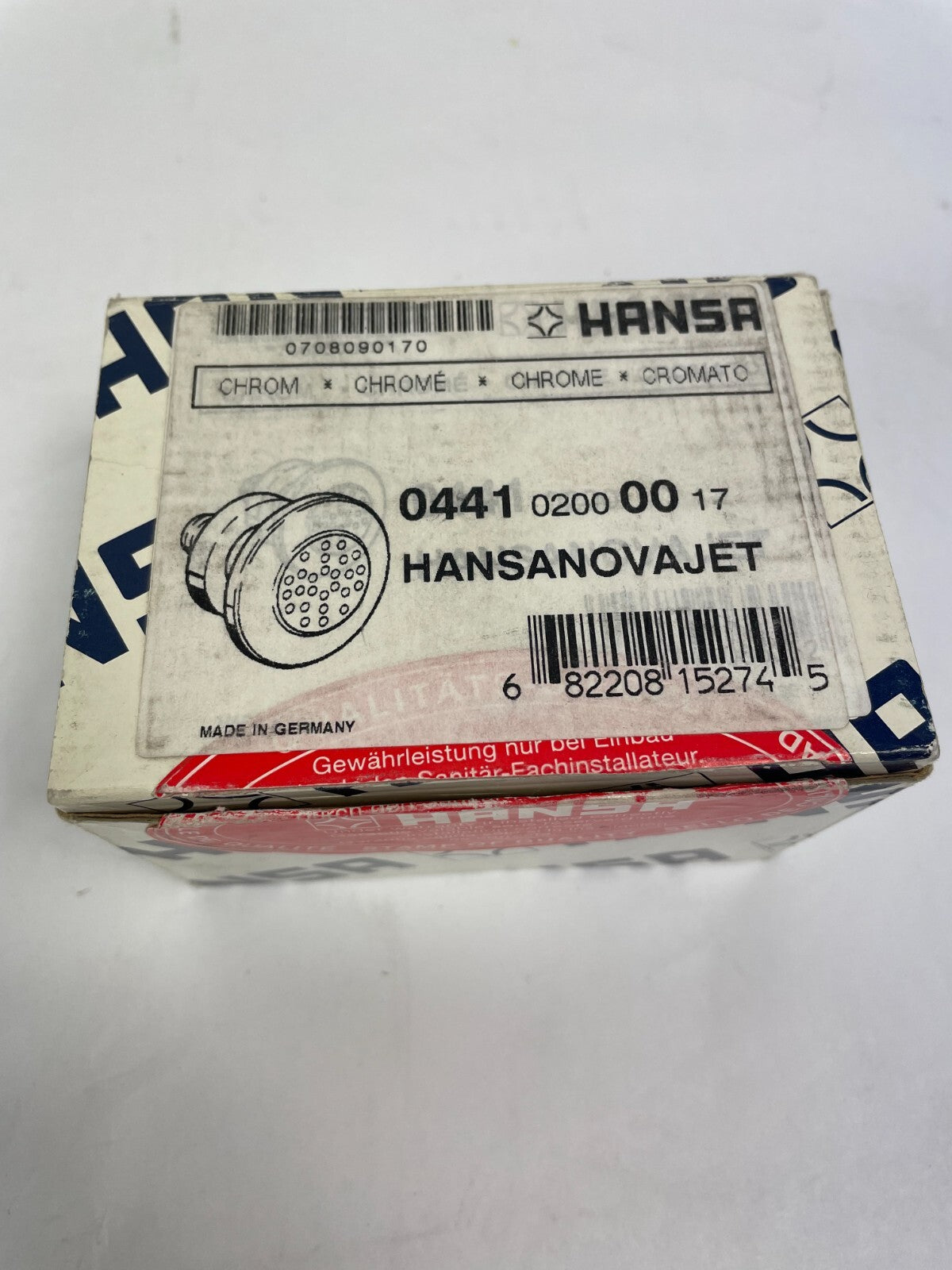 Hansa Nova Jet 0441 0200 0017 polished chrome hand shower