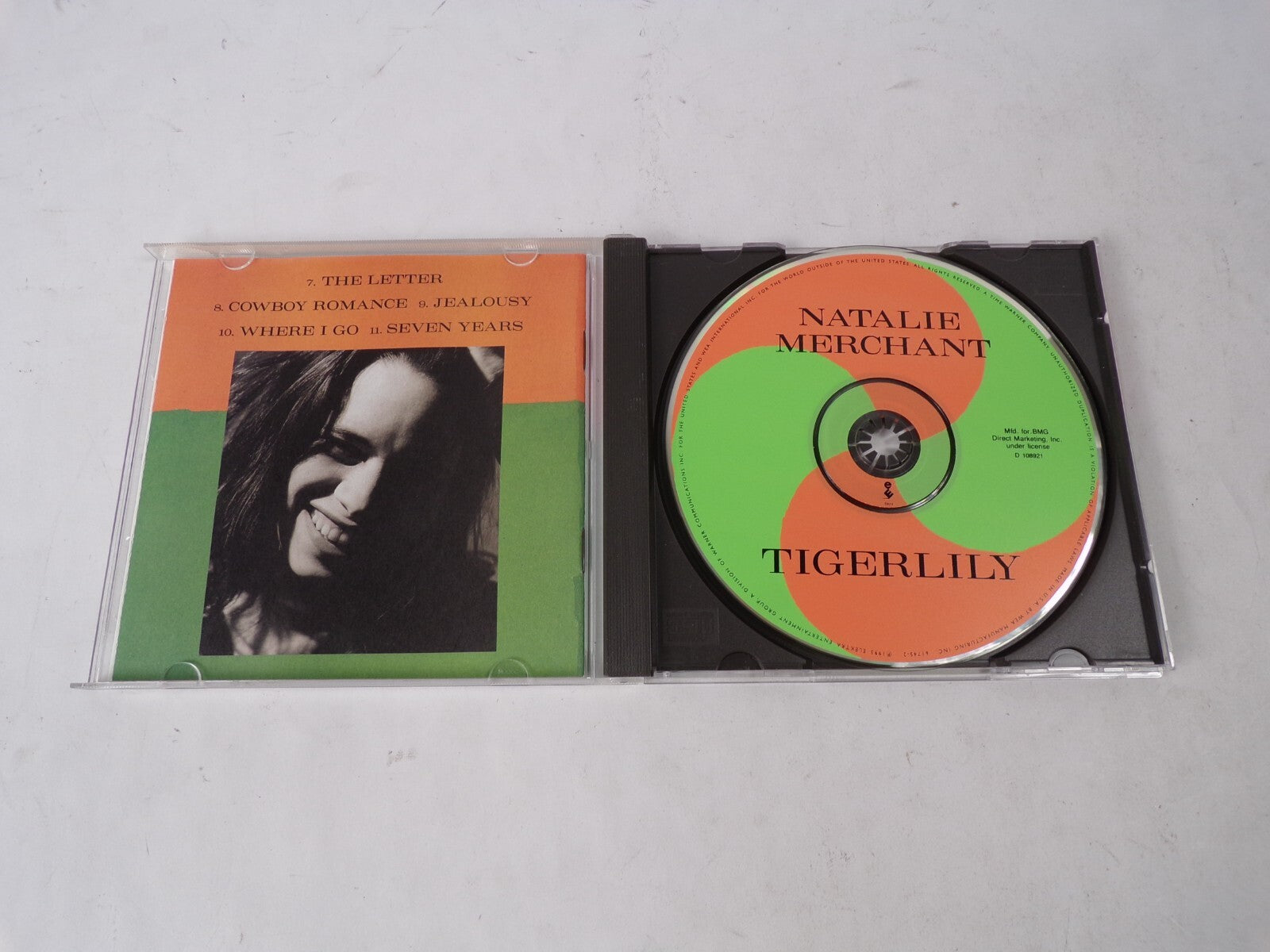Tigerlily Natalie Merchant San Andreas Fault Wonder Beloved Wife River CarnCD#41
