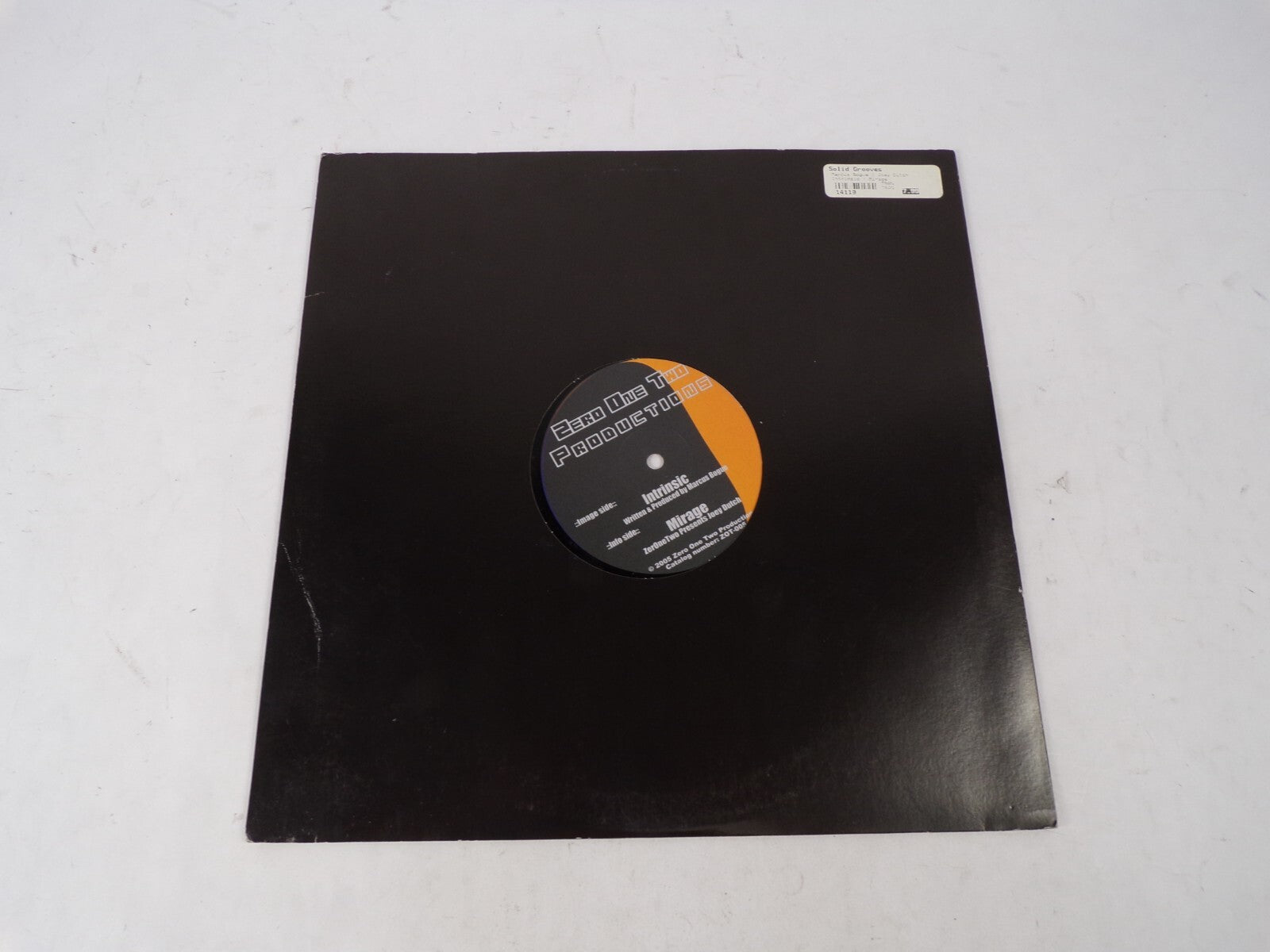 Zero One Two Intrinsic Mirage Vinyl Record