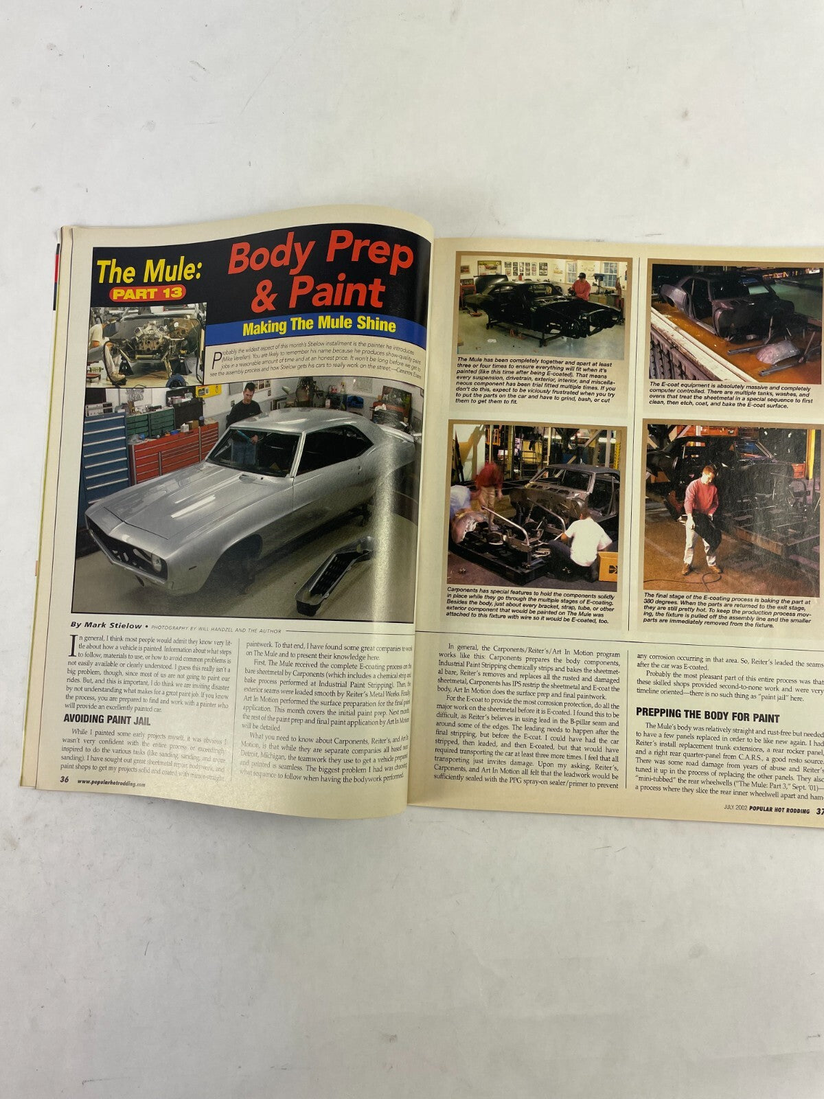 July 2002 Hot Rodding Magazine Back To The Drags NMCA & PSCA Coverage B Body