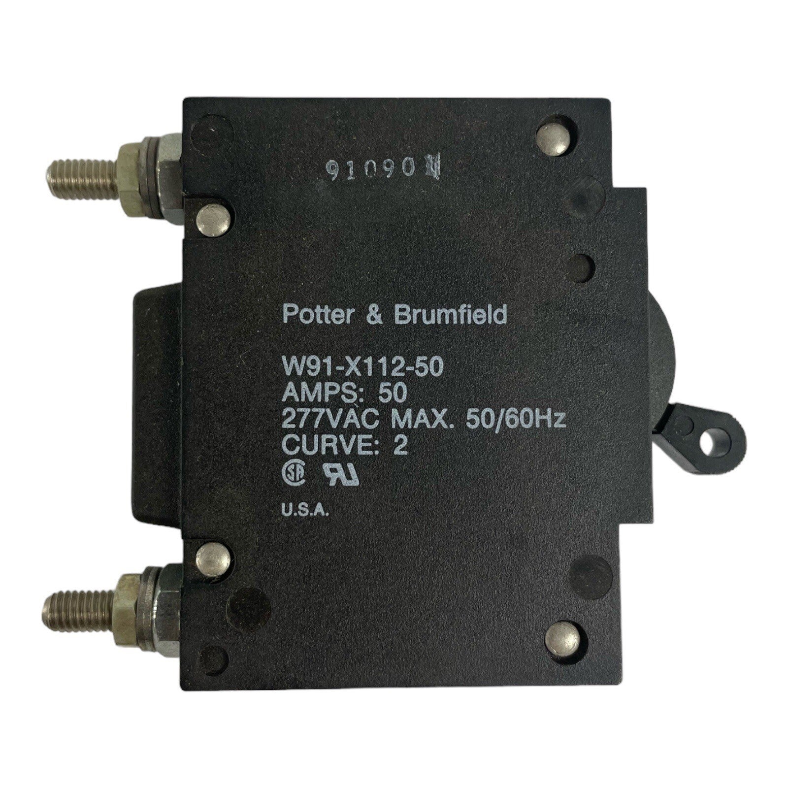 POTTER & BRUMFIELD W91-X112-50 TE Connectivity 50 Amp Hydraulic Magnetic Circuit