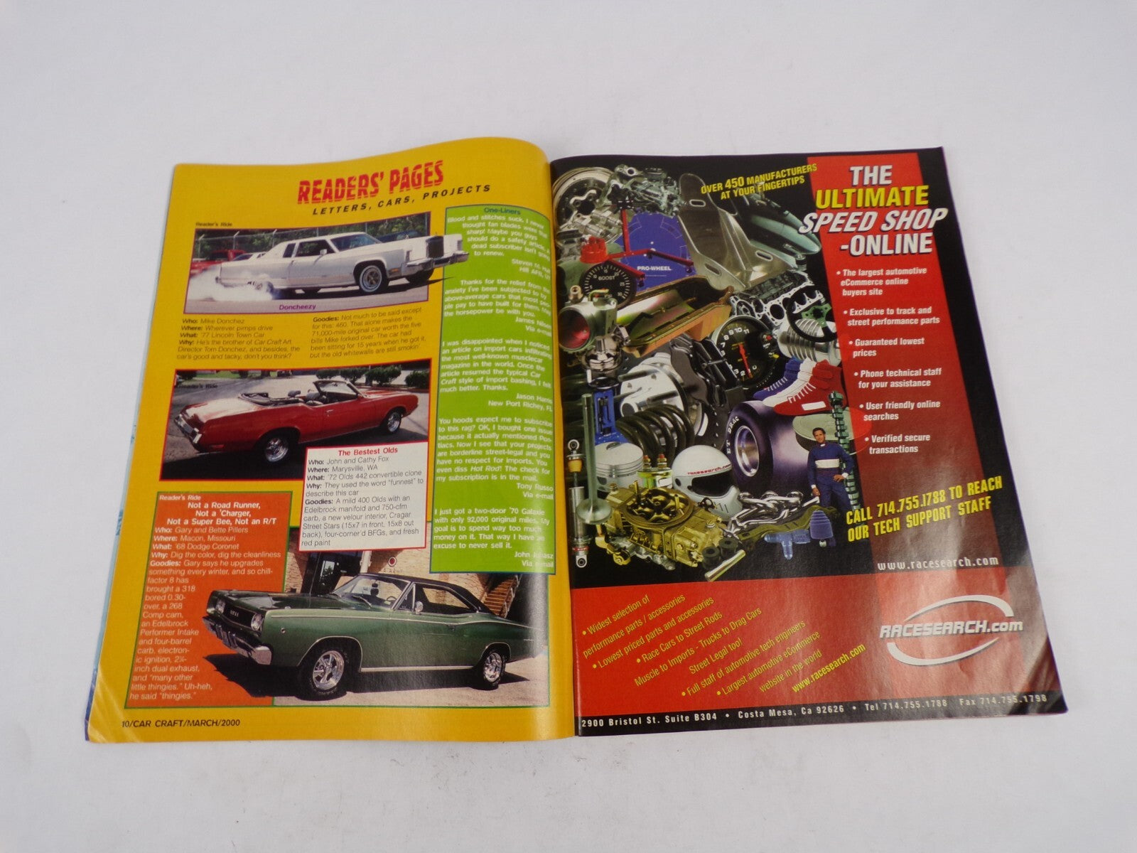 March 2000 Car Craft Biggest Tires For Your Musclecar