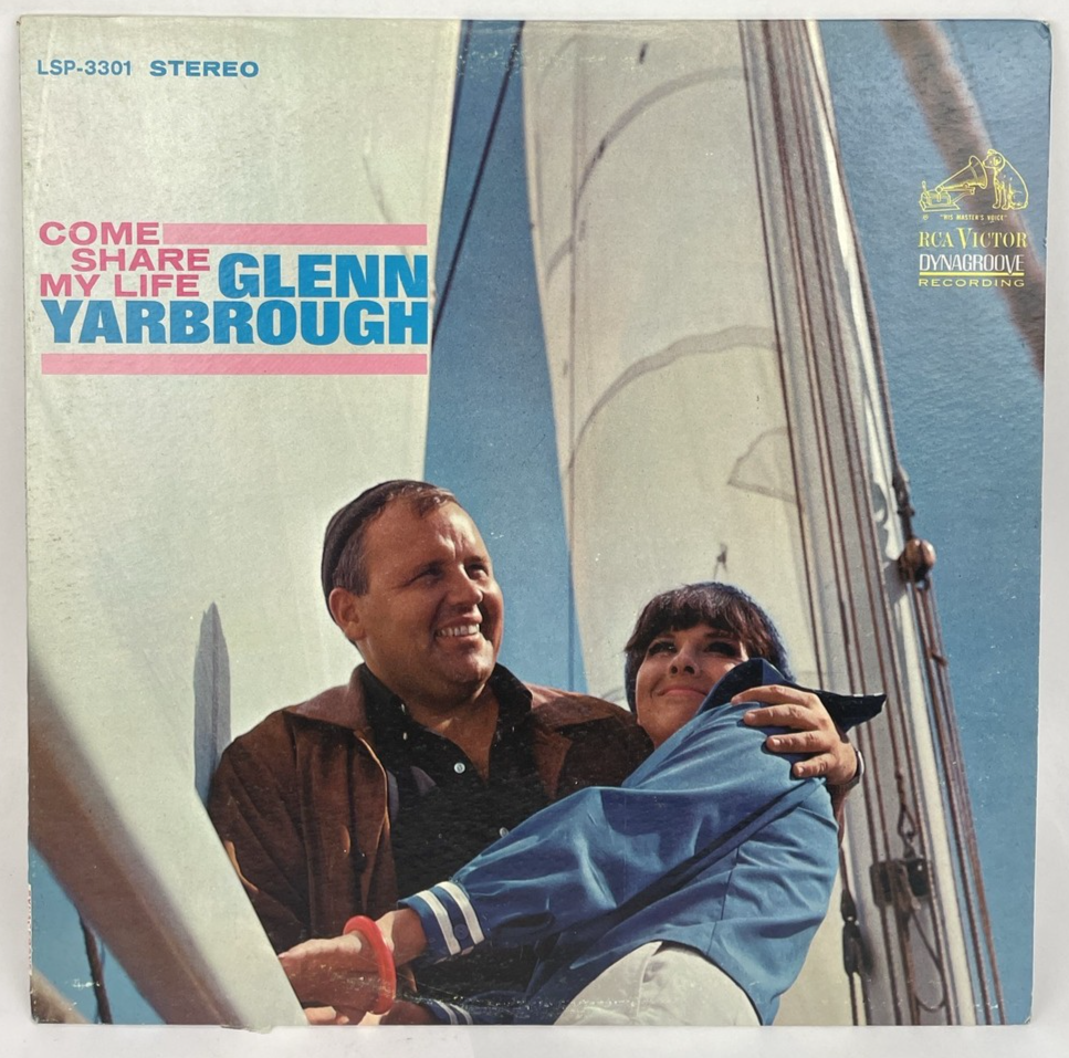 GLENN YARBROUGH - COME SHARE MY LIFE 1965 US 12-TRACK STEREO VINYL LP RECORD