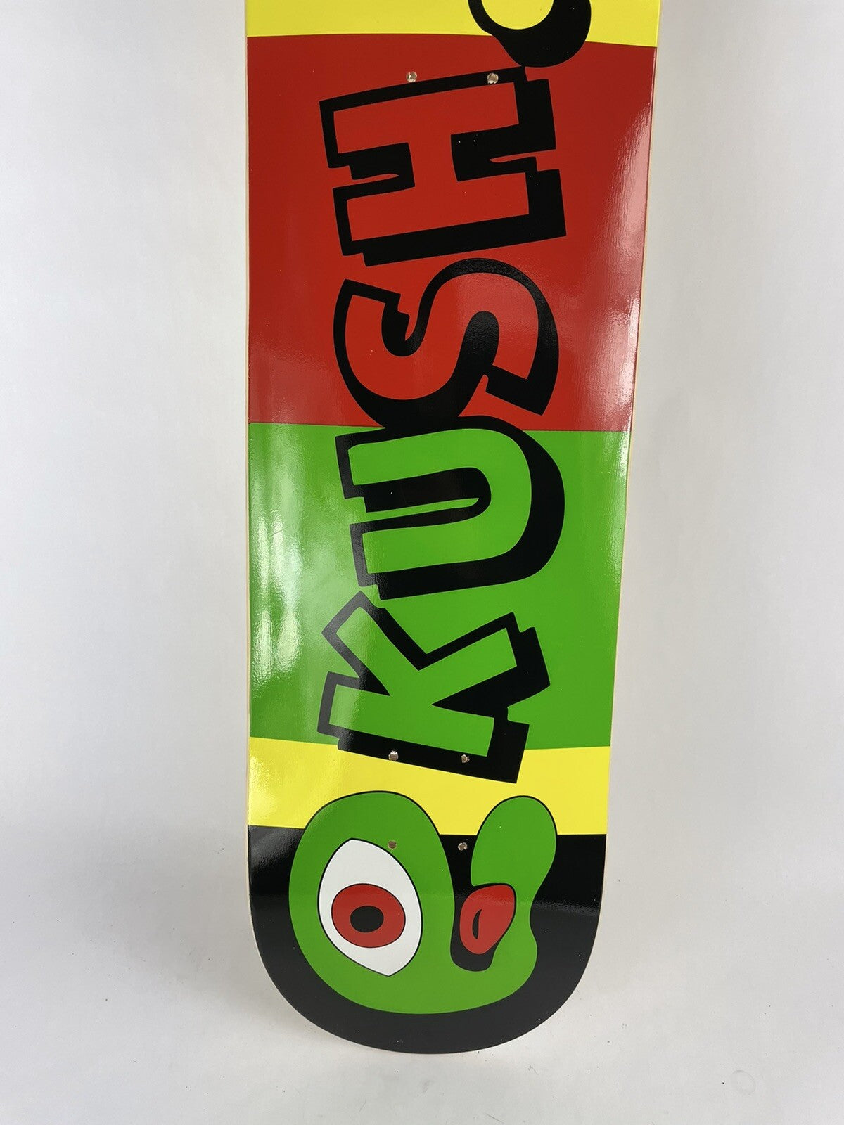 Magic OG Kush Skateboards 8.5-inch hard rock maple skateboard deck with OG Kush inspired graphic.
