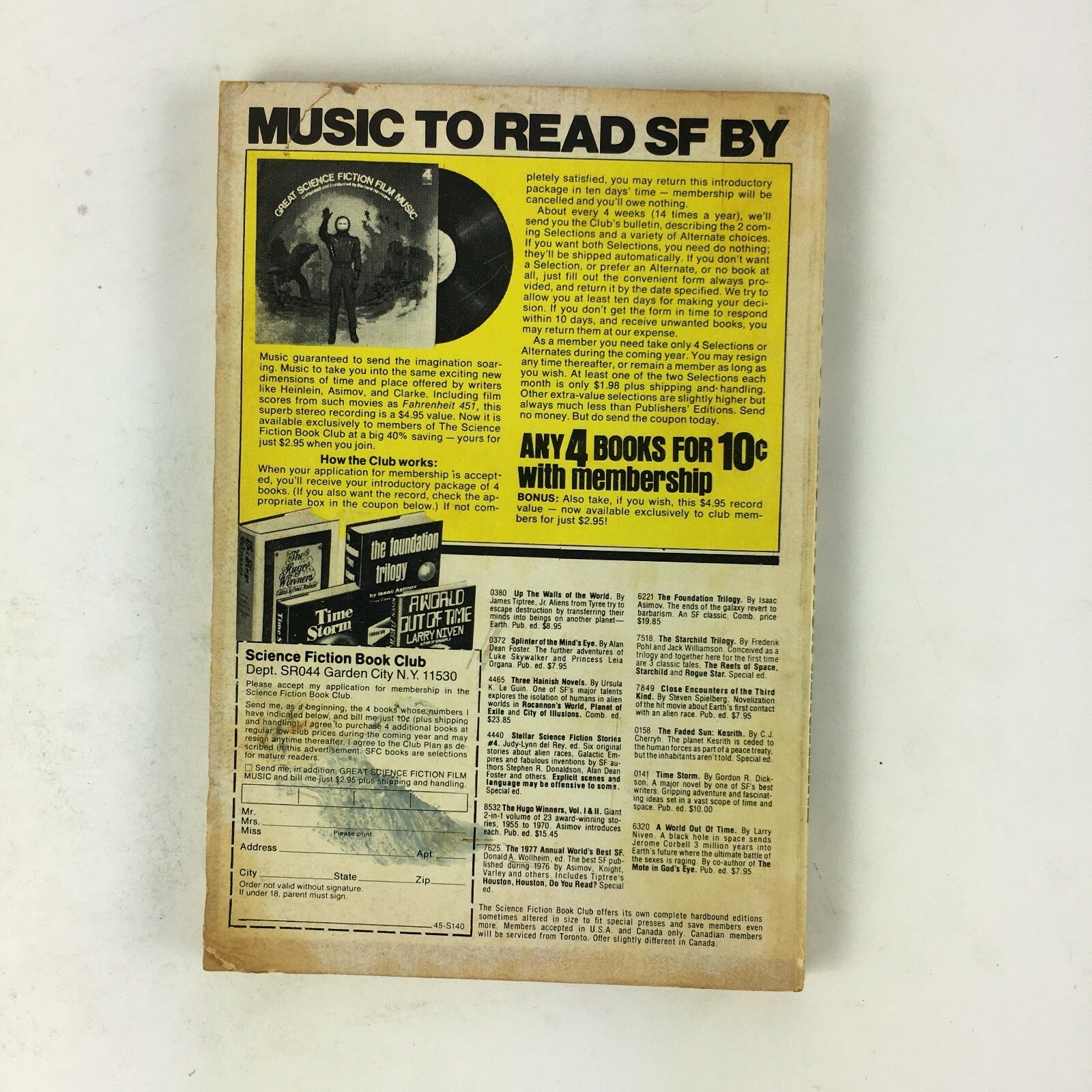 August 1978 Isaac Asimov's Science Fiction Magazine Larry Nivens John Brunner