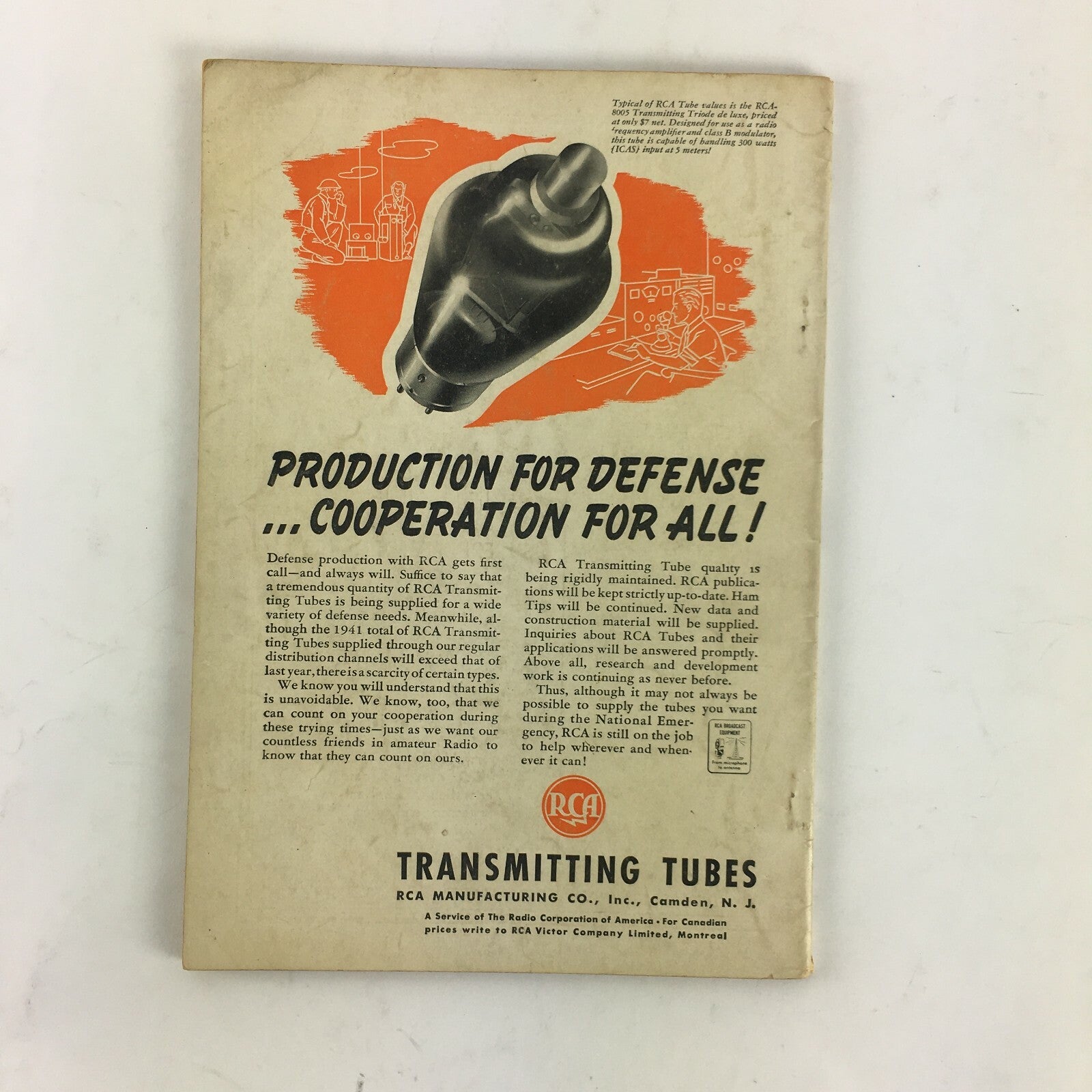 December 1941 Radio Magazine Technical Radio and Electronics Baffle Information