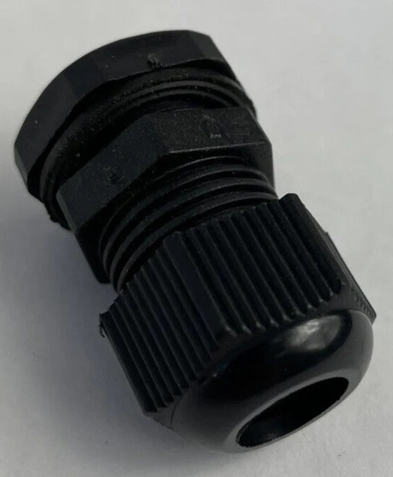 90 Pcs PG11 Black Nylon Waterproof Cable Gland 5-10mm Dia. w Lock-Nut & Gasket