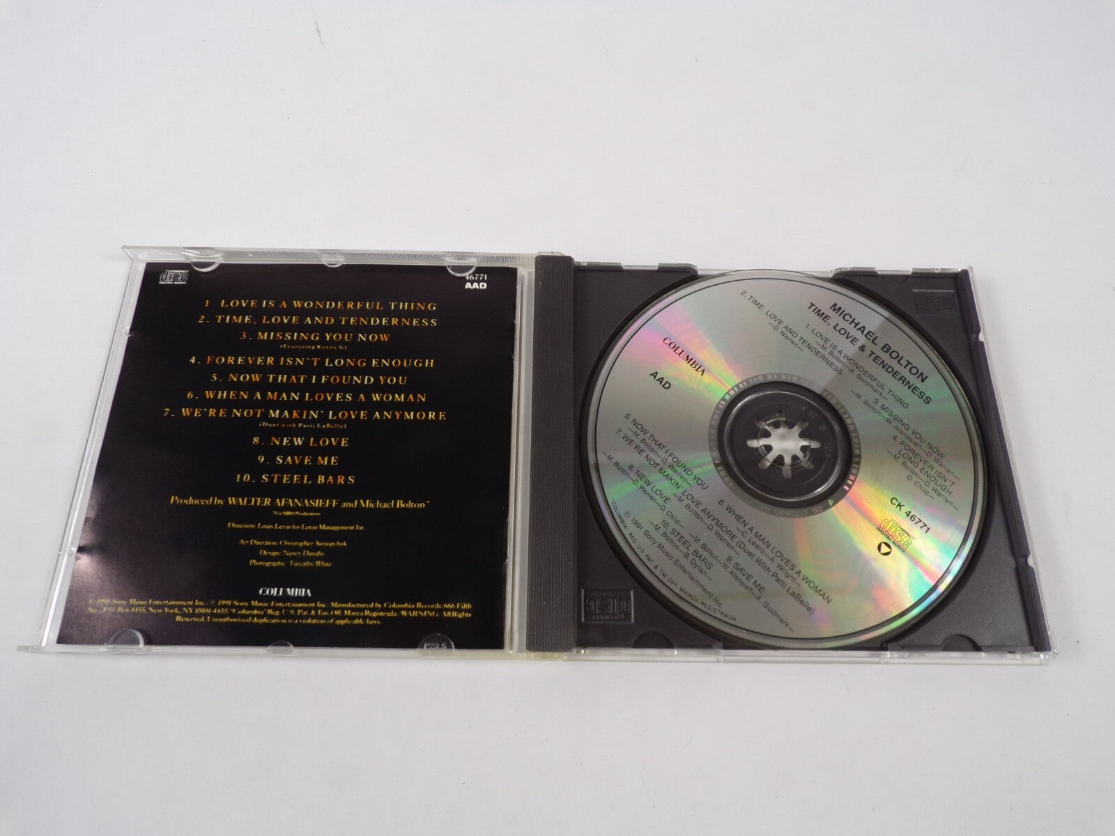 Michael Bolton Time Love & Tenderness Love Is A Wonderful Thing Time, Love CD#46