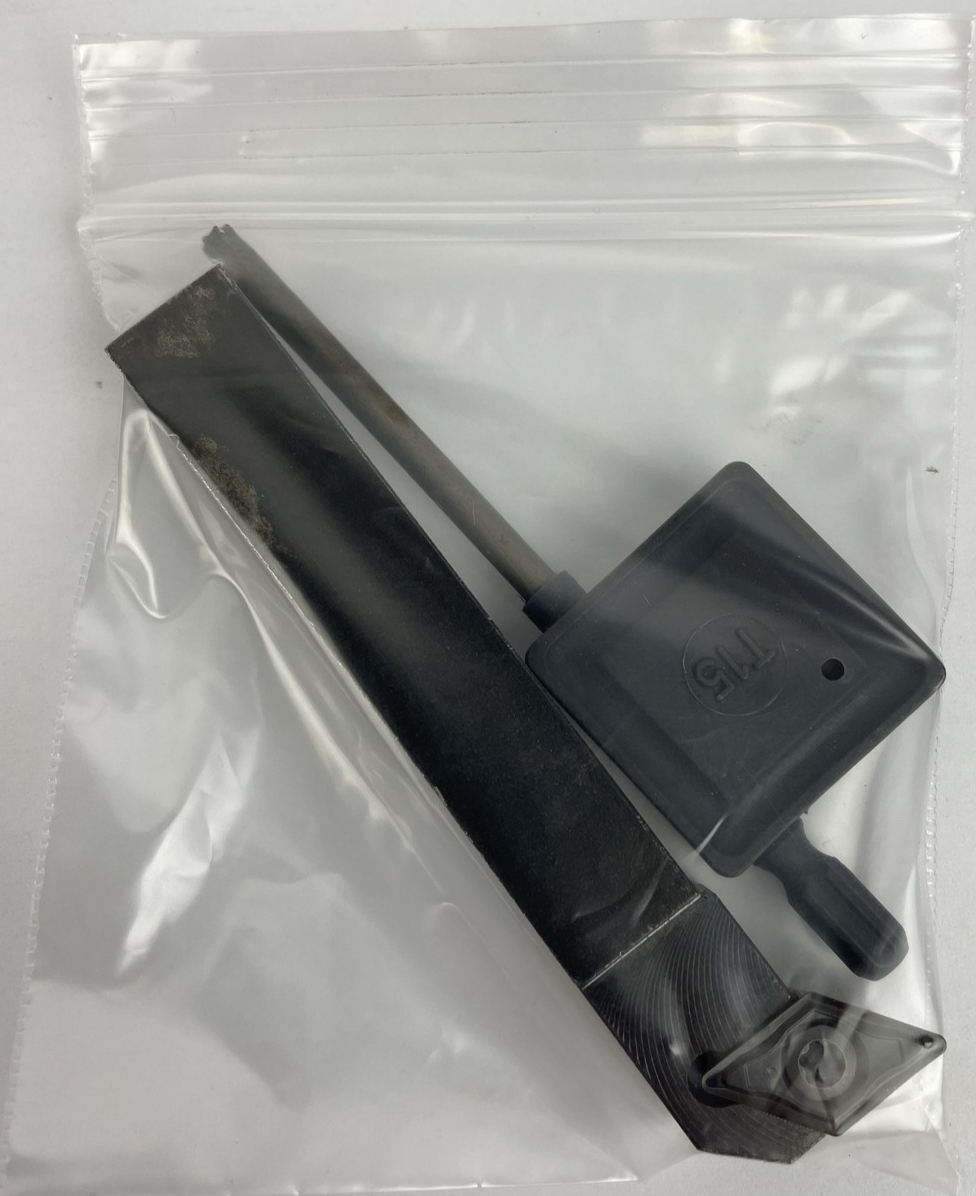 Smart Lathe Carbide Insert Lathe Fine Turning Tool # UT5008 Left w Key Tool