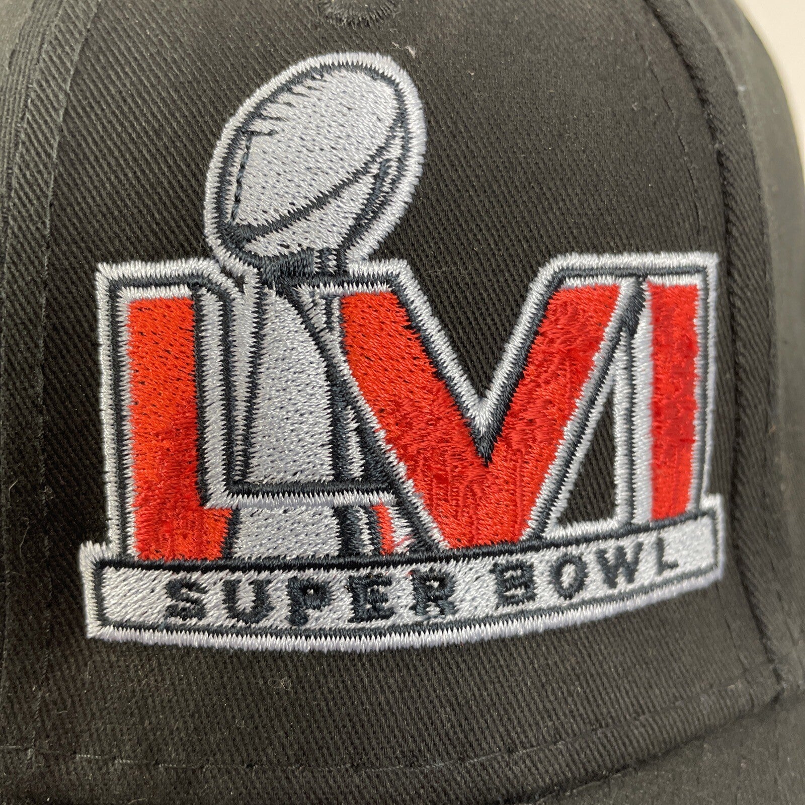 Super Bowl LVI Hat Cap Official NFL Adjustable Strap Black New Era 9Forty OSFM