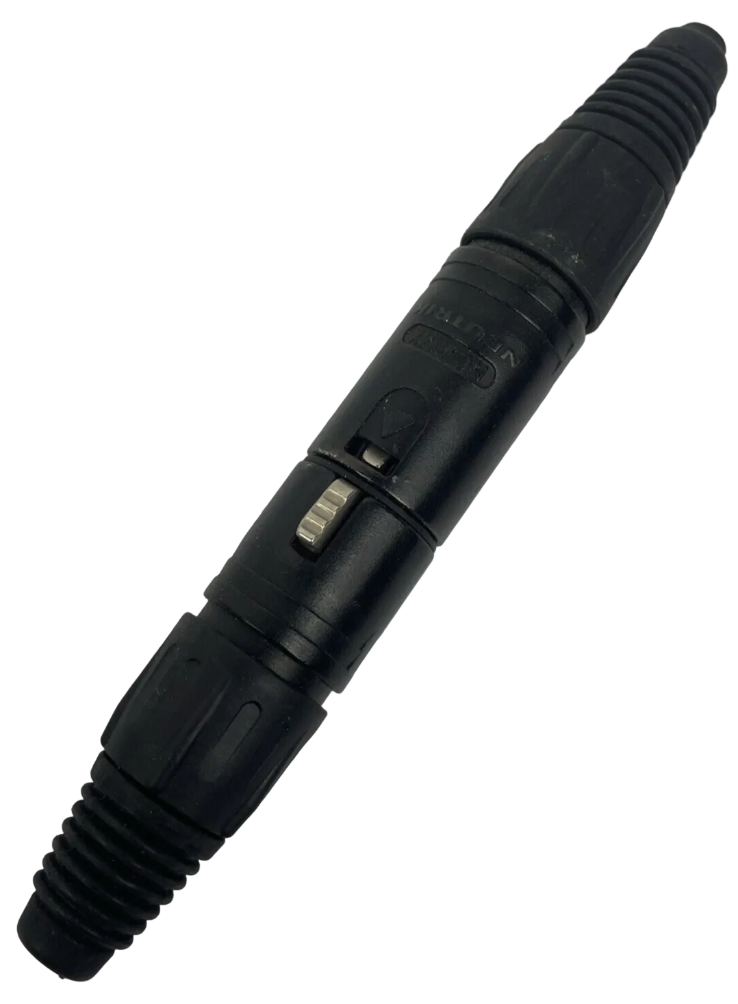1 x Male 1 x Female Black Neutrik 3 Pin XLR Mic Cable - LOOK
