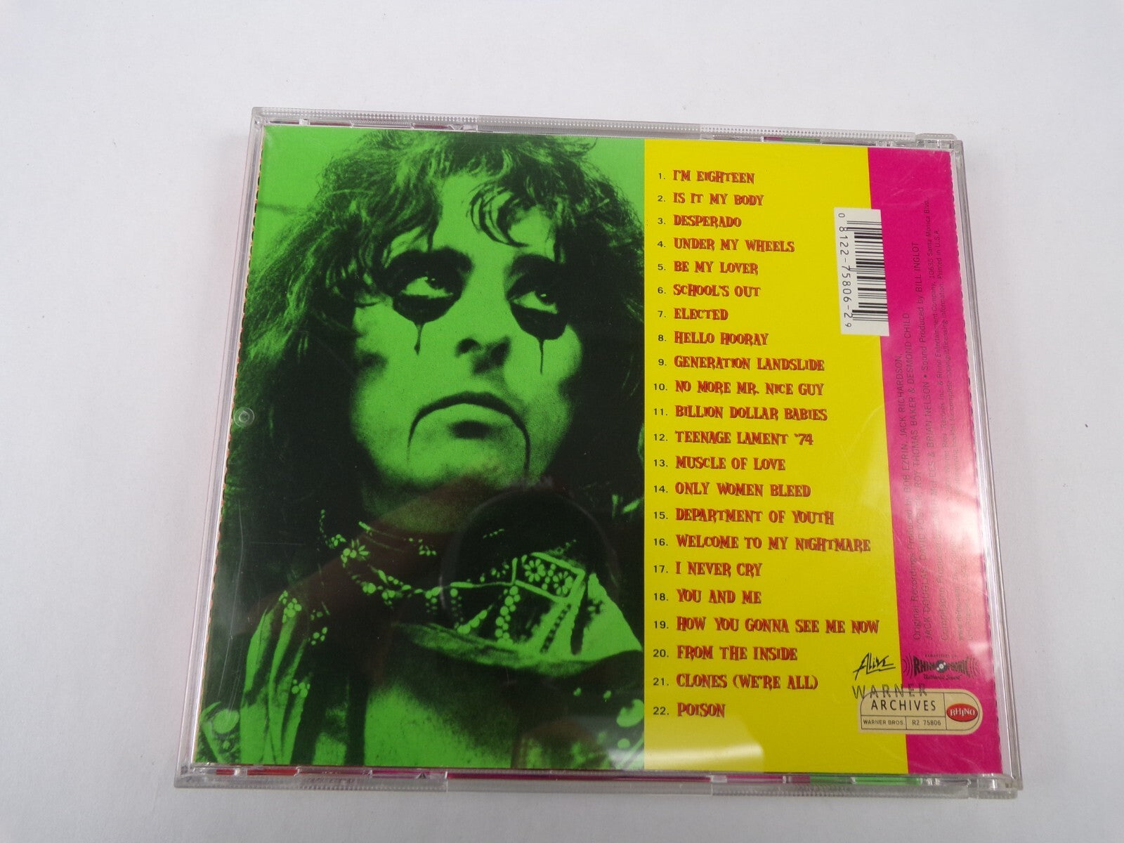 The Best Of Alice Cooper Monsters Im Enghteen Is It My Body Elected CD#58