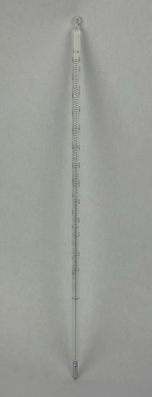 Vintage Thermometer Japan 76mm Immersion WOOD CO 12” 0 To 230 F - M 648G