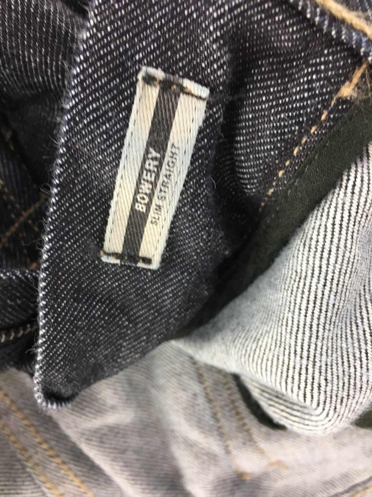 John Varvatos USA Made Bowery Slim Straight Black washed Denim Men's Sz 38 X 38