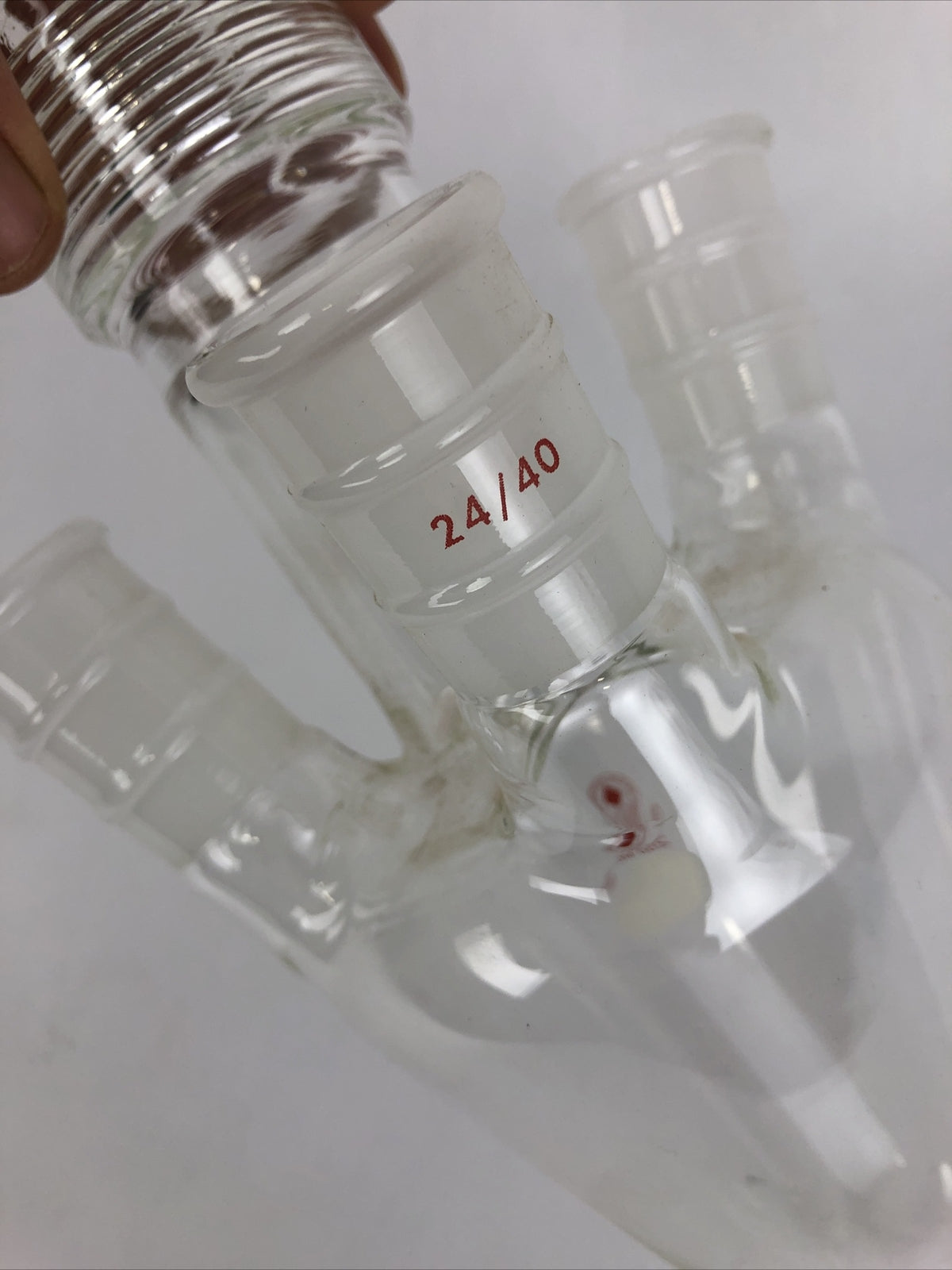 ACE Lab Glass 250mL reaction vessel with #36 ACE-Thred and 24/40 glass joints.
