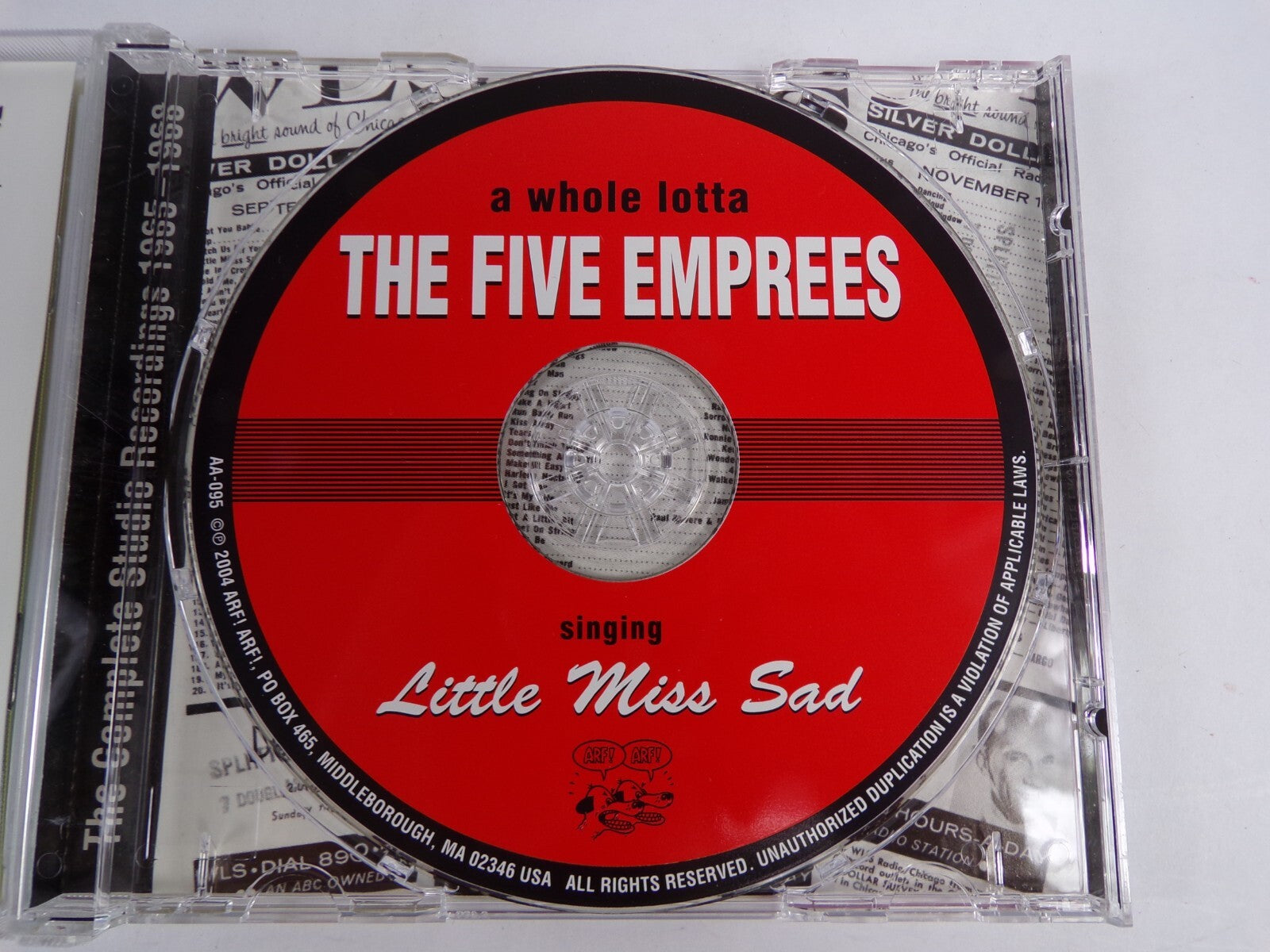 The Five Emprees Singing Little Miss Sad CD #12