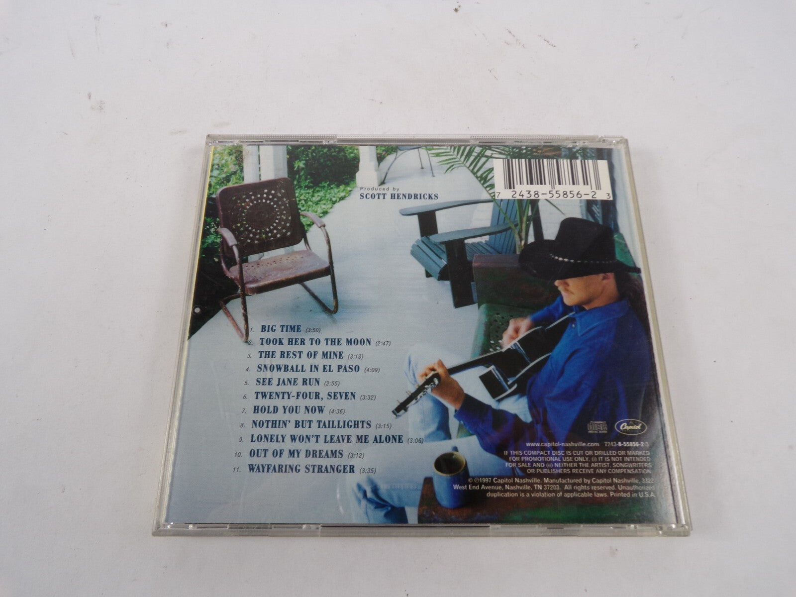 Trace Adkins Bigtime Scott Hendricks Big Time Took Her To The Moon See Run CD#16