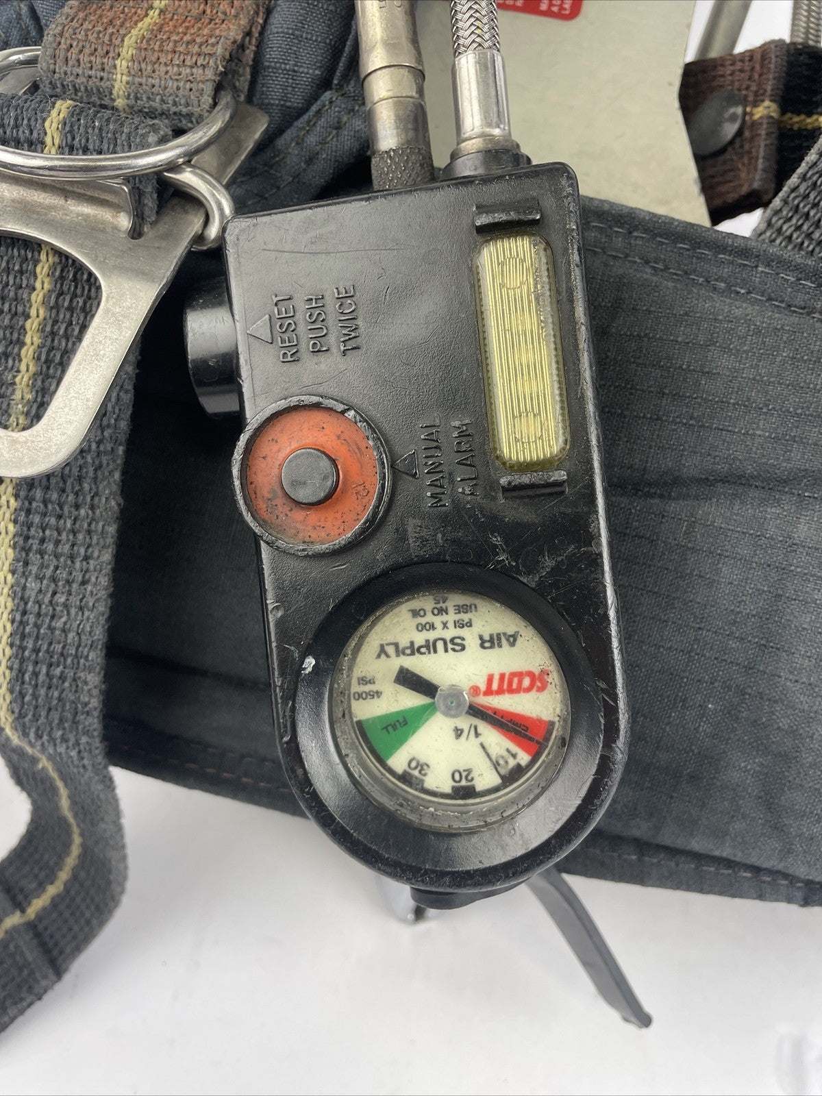 SCOTT SAFETY 4.5 4500 SCBA Air Pack Harness EZ-Flow Air Pak Plus with Sensor f